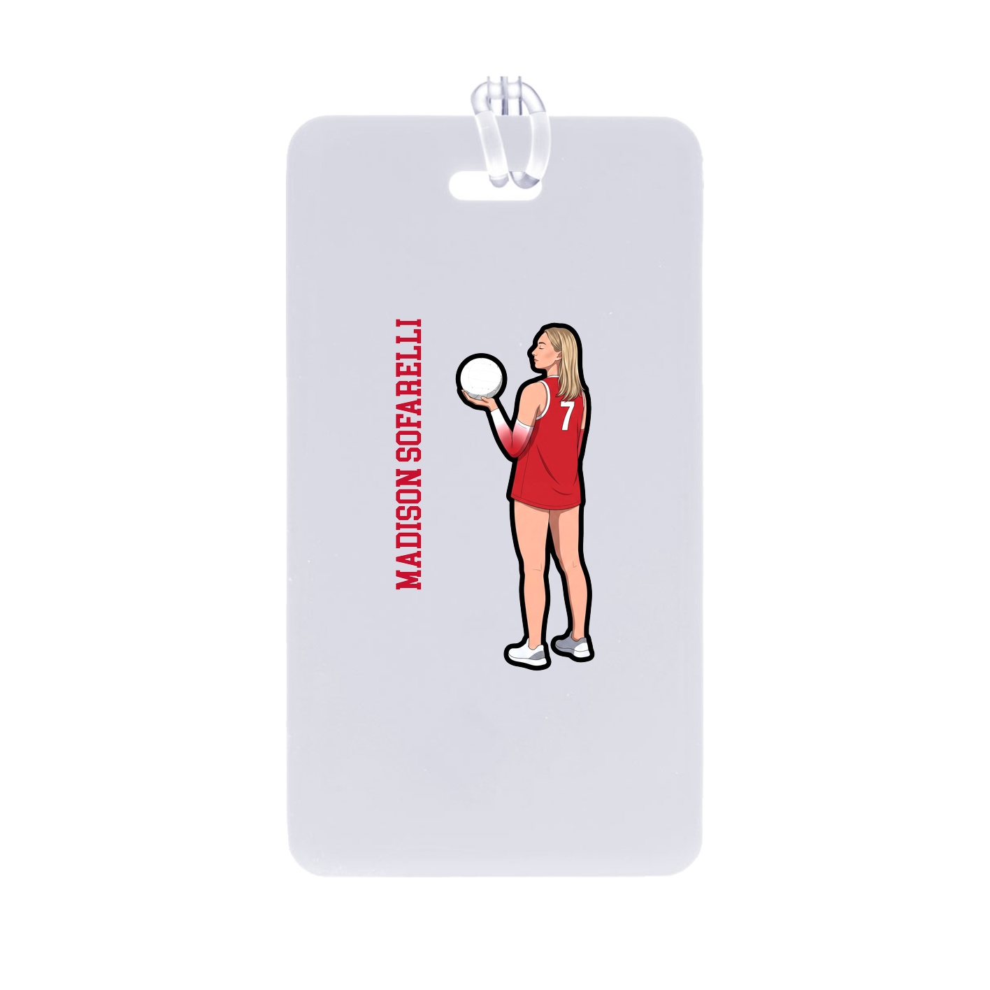 Bag Tag — Name Vertical in Classic