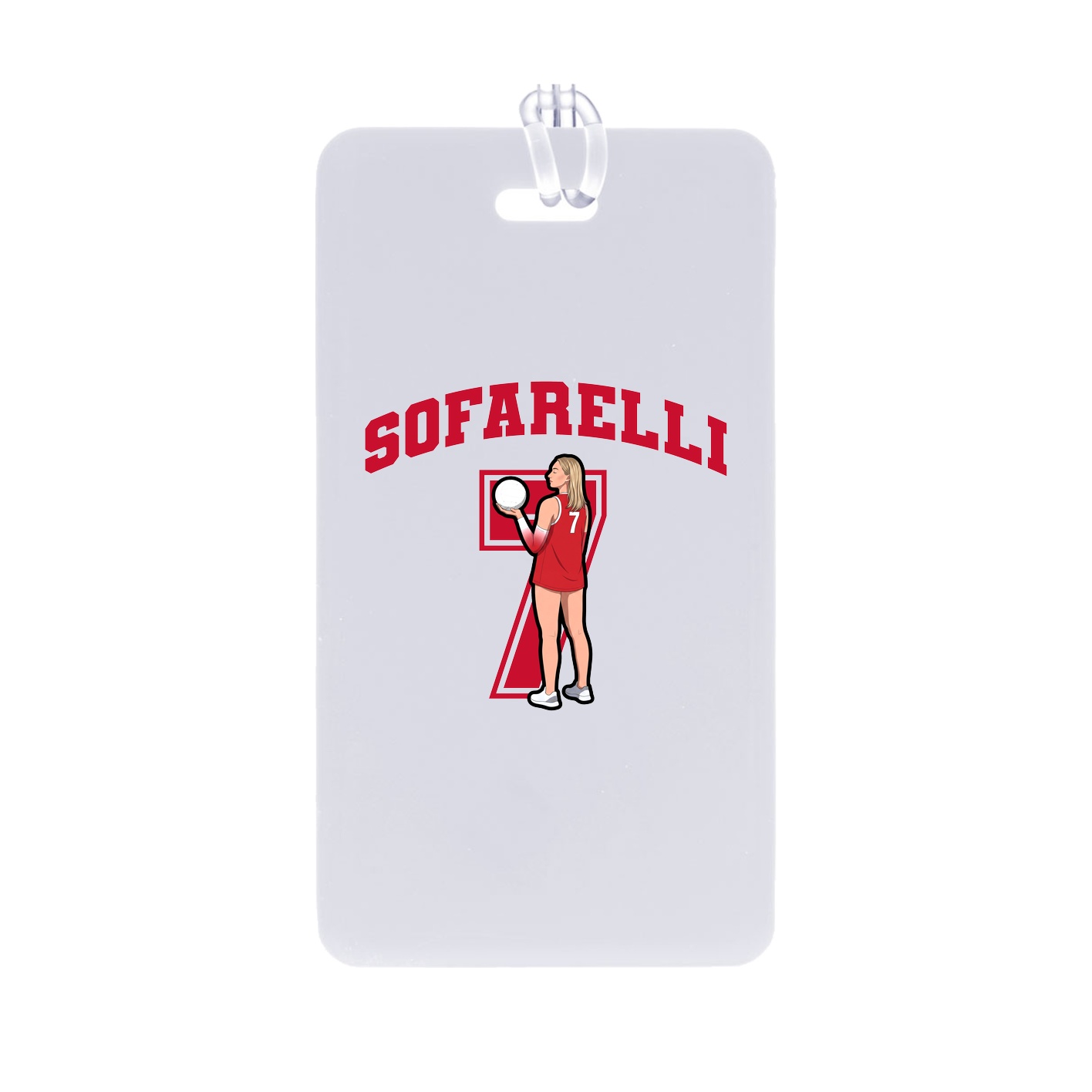 Bag Tag — Number in Classic