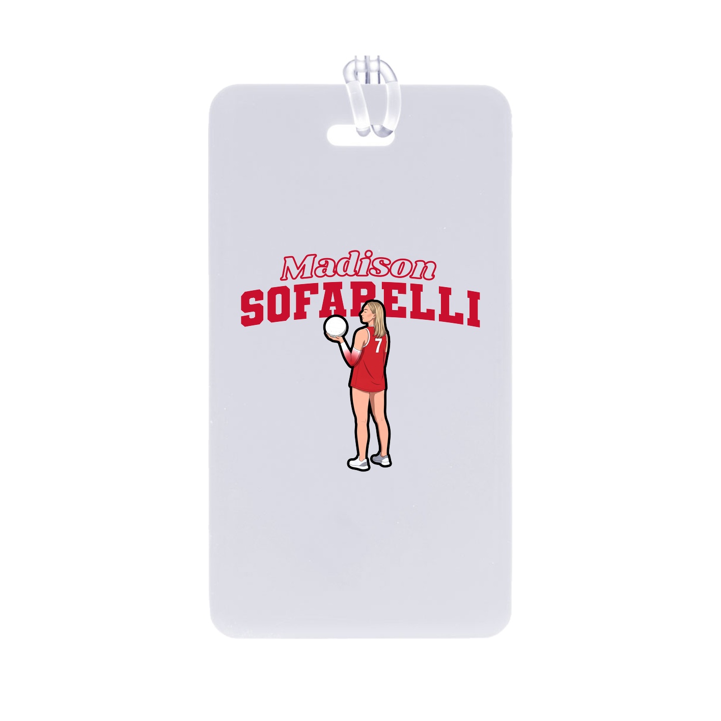 Bag Tag — Name Arch in Classic
