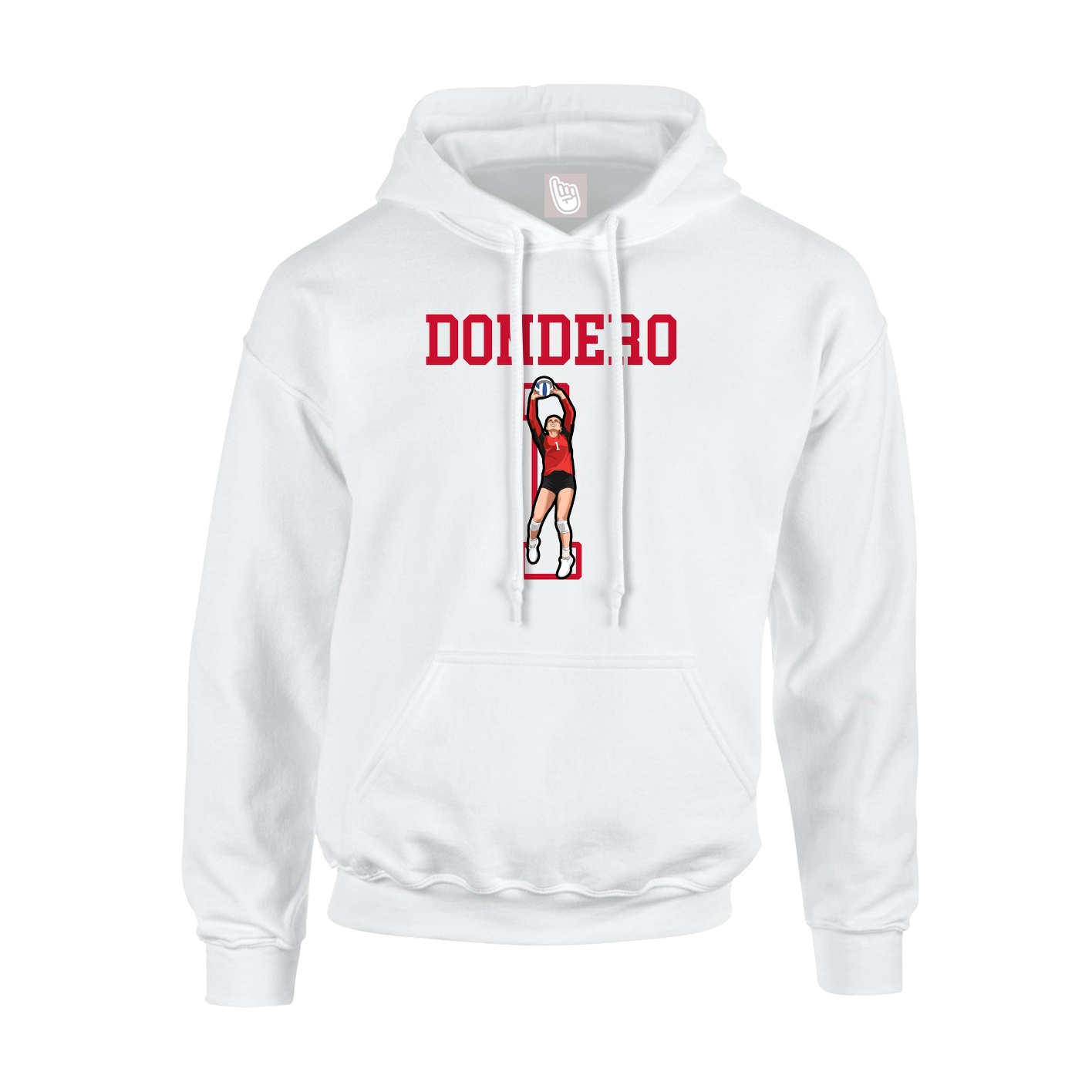 Hoodie — Shirsey in White