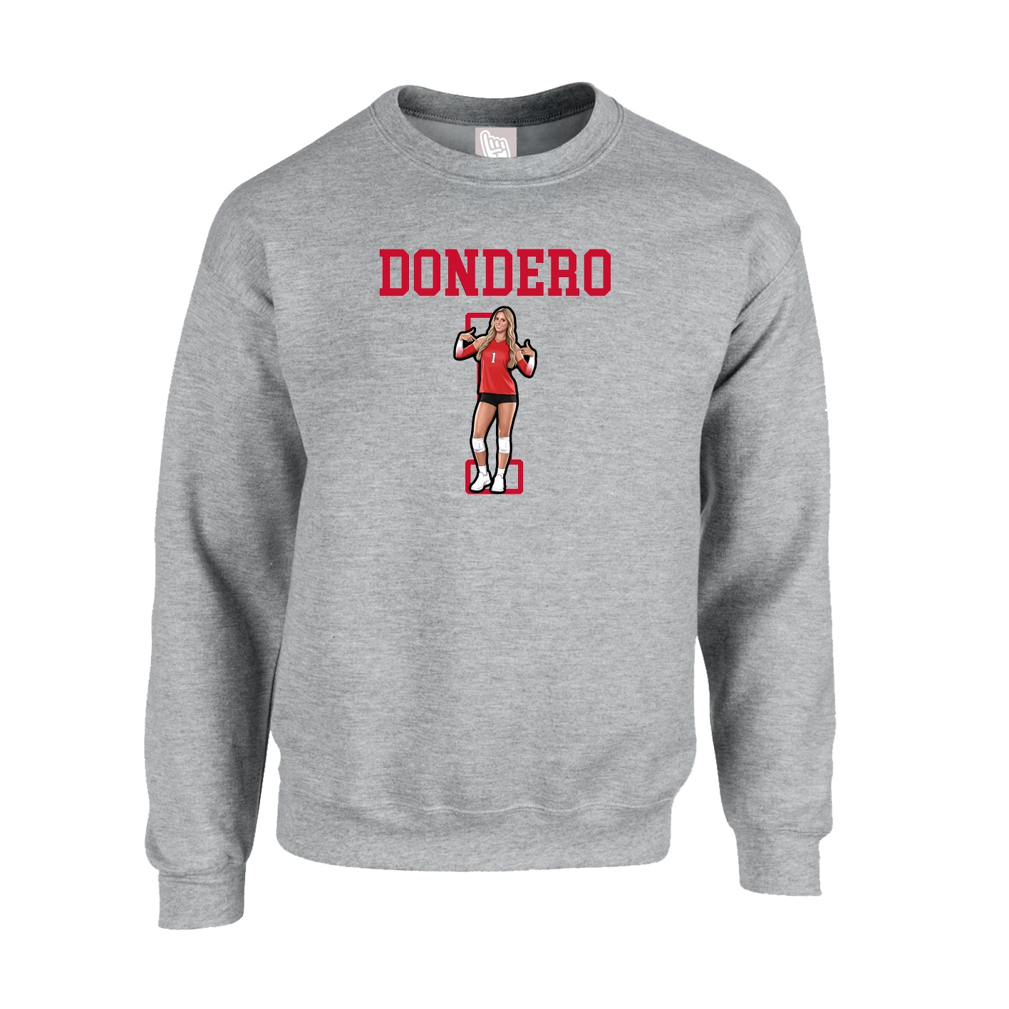 Fleece Crew — Shirsey in Grey