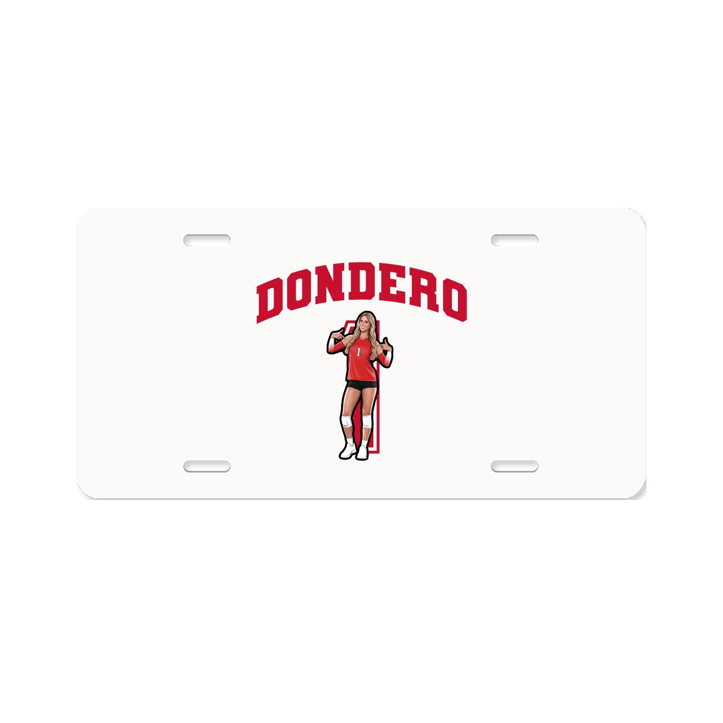 License Plate — Number in Classic
