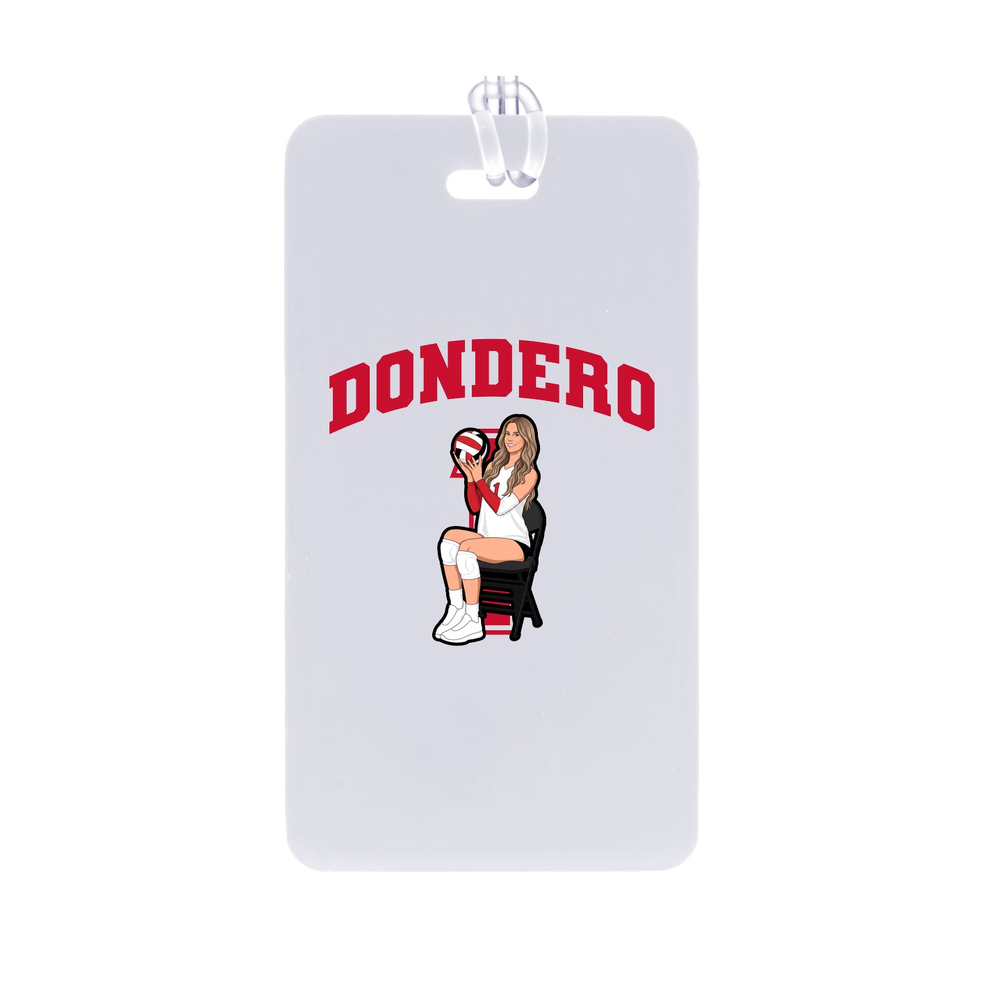 Bag Tag — Number in Classic
