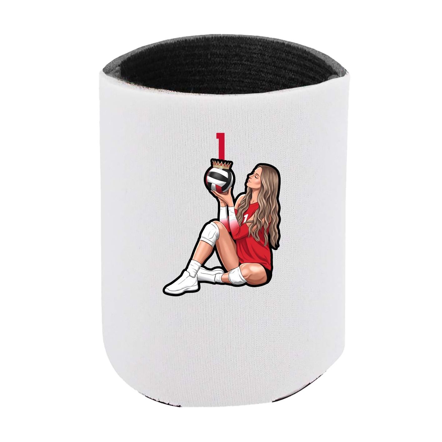 Can Holder — Number Top in White