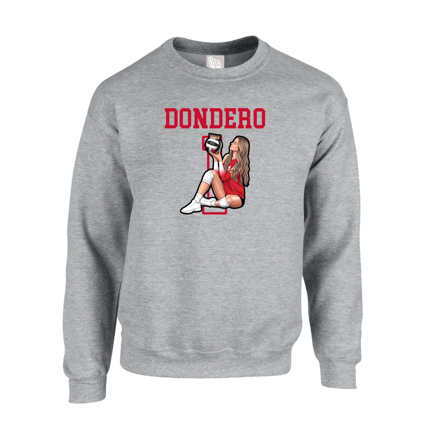 Fleece Crew — Shirsey in Grey
