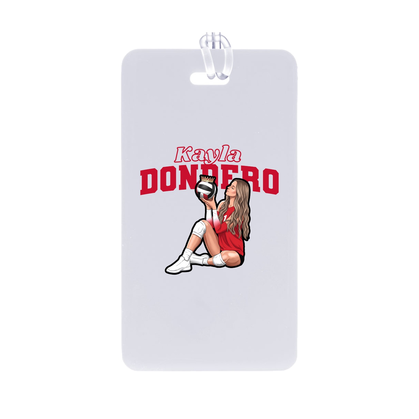 Bag Tag — Name Arch in Classic