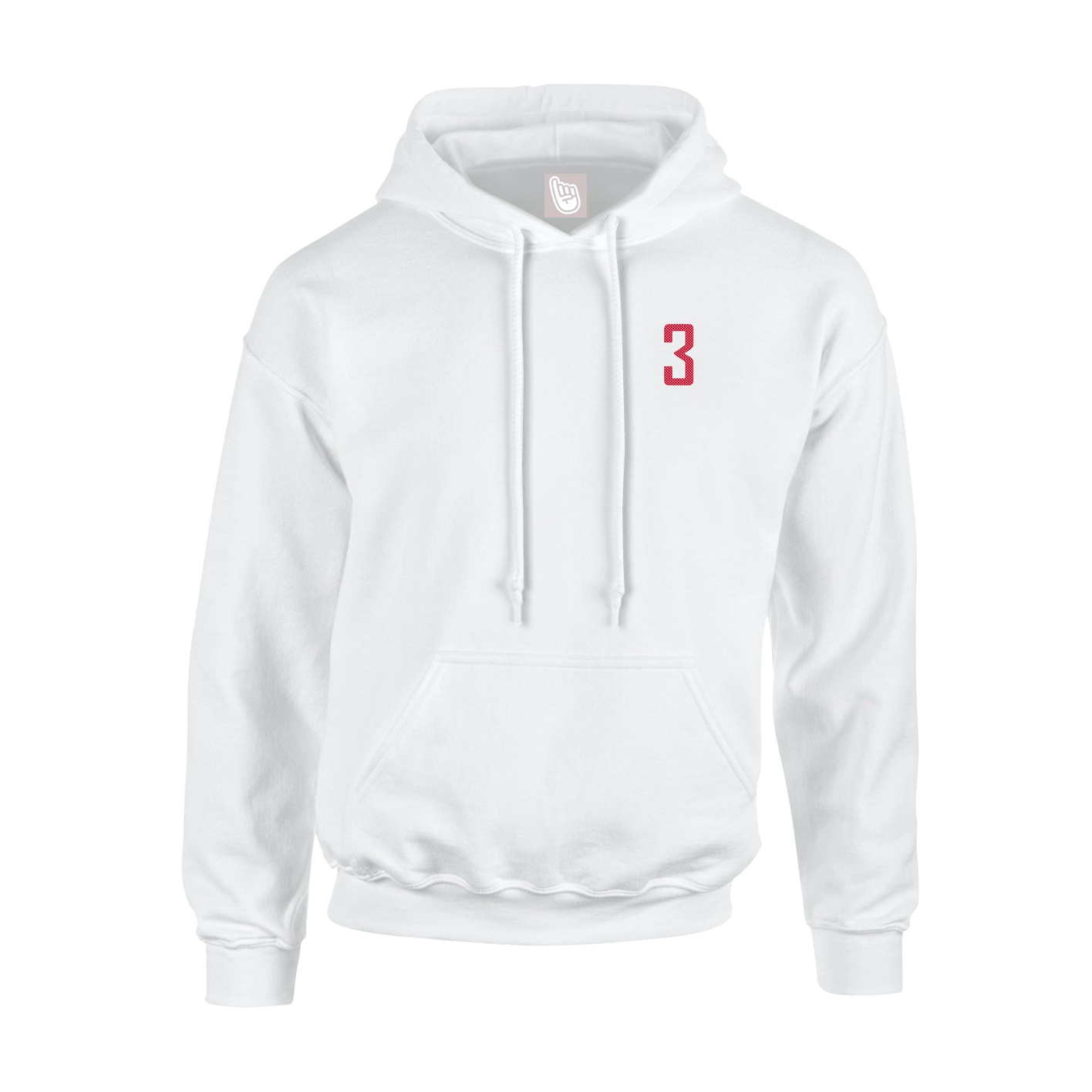 Youth Hoodie — Front Shirsy in White