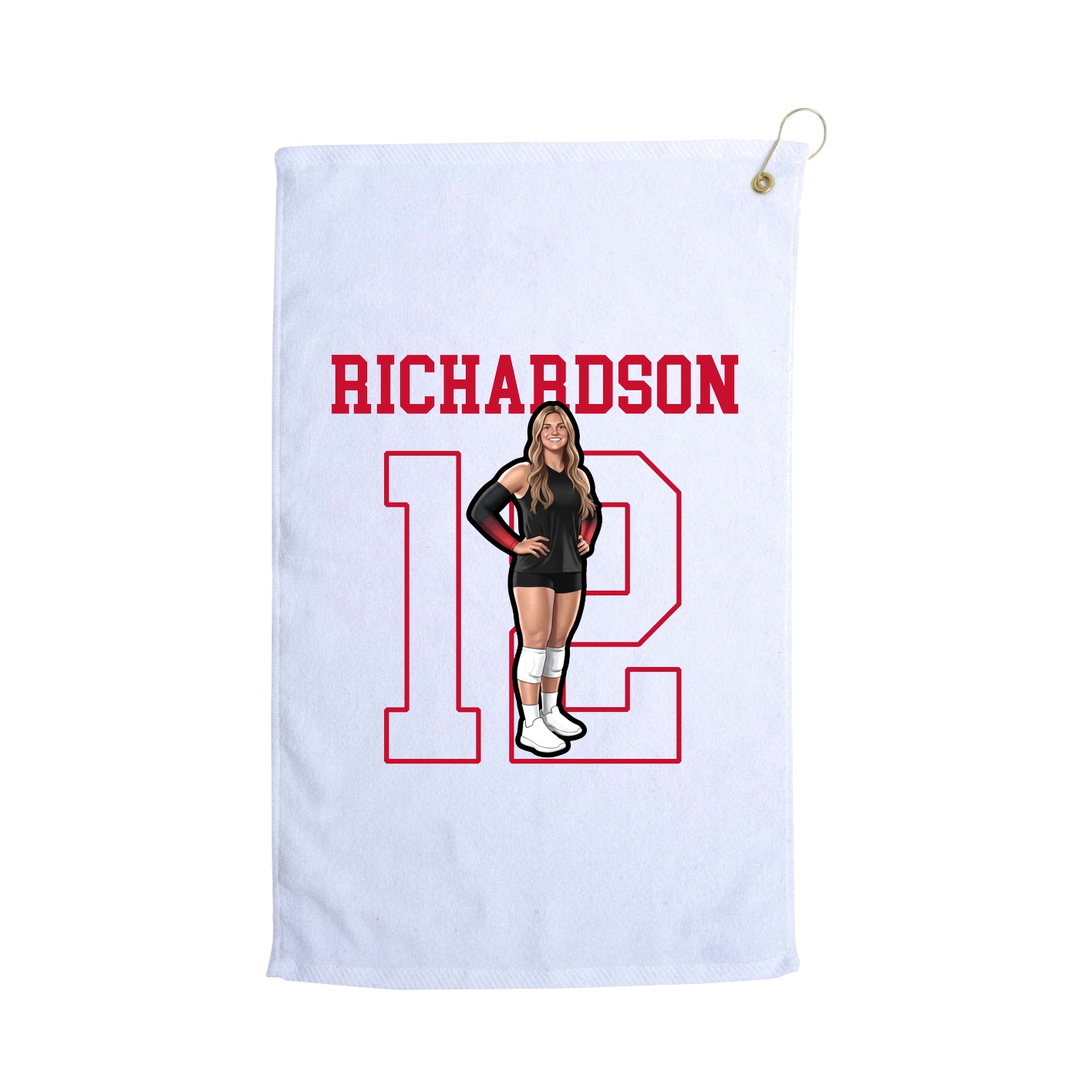 Golf Towel — Shirsey in White