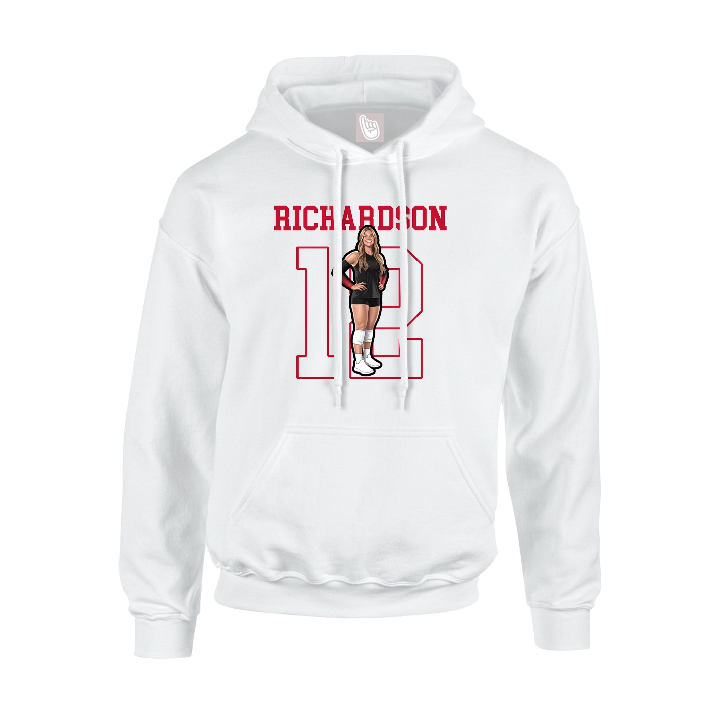 Hoodie — Shirsey in White