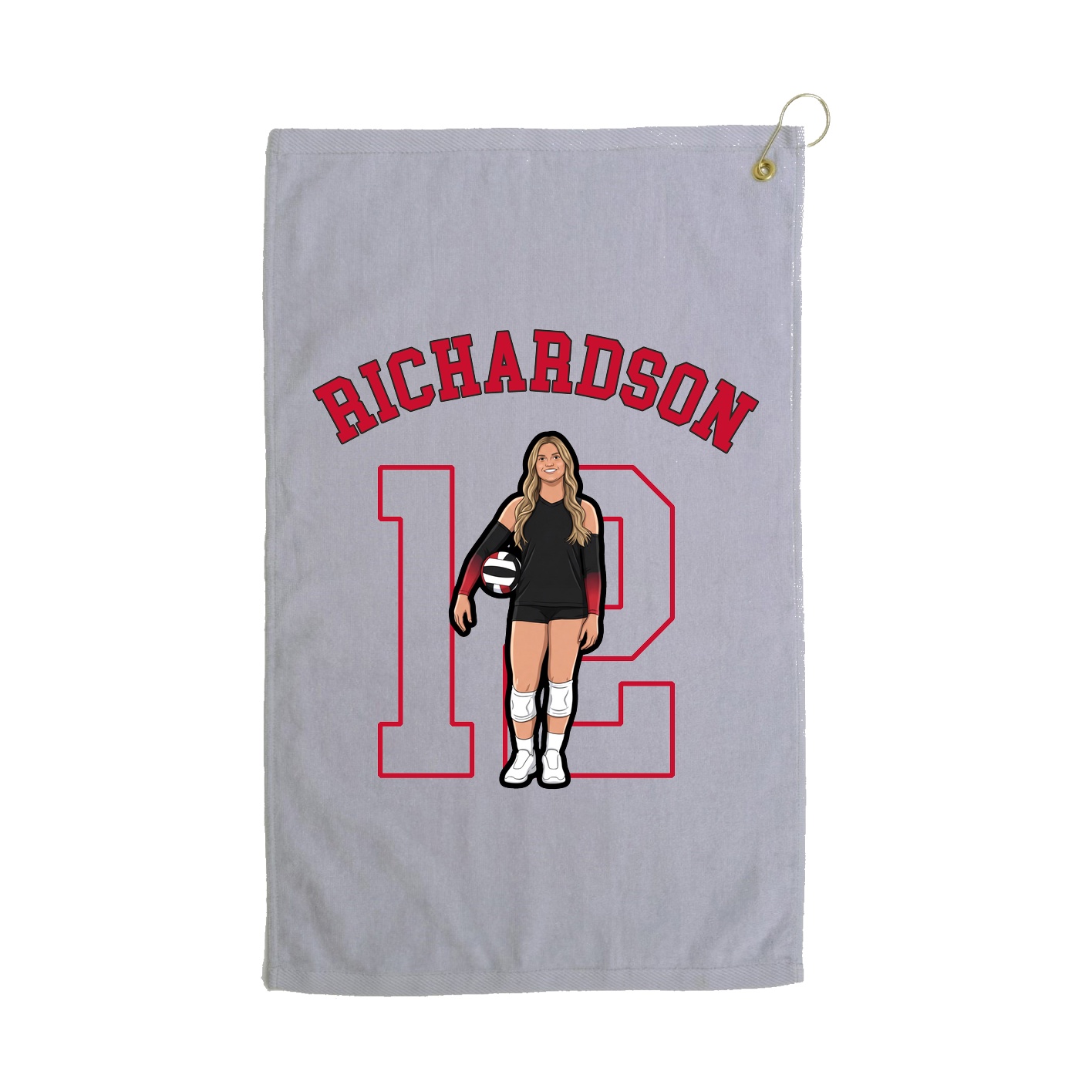 Golf Towel — Shirsey Arch in Grey