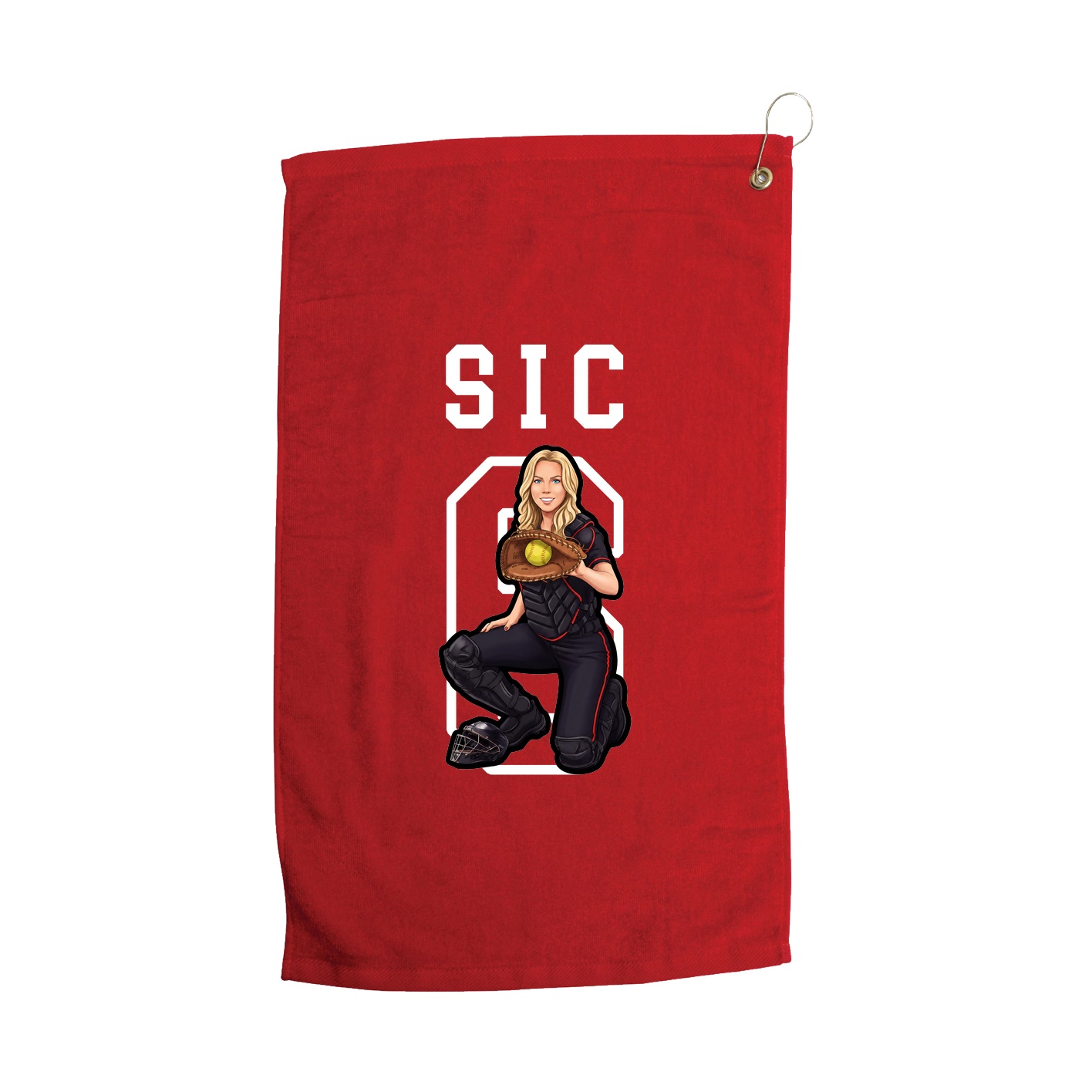 Golf Towel — Shirsey in Red