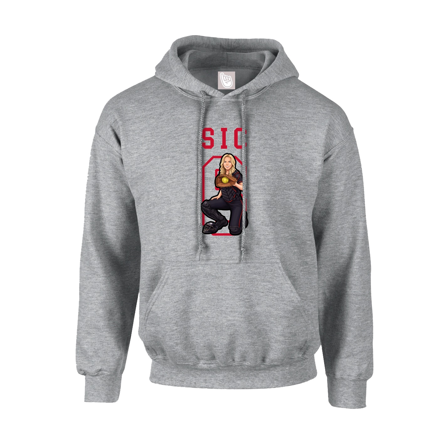 Hoodie — Shirsey in Grey