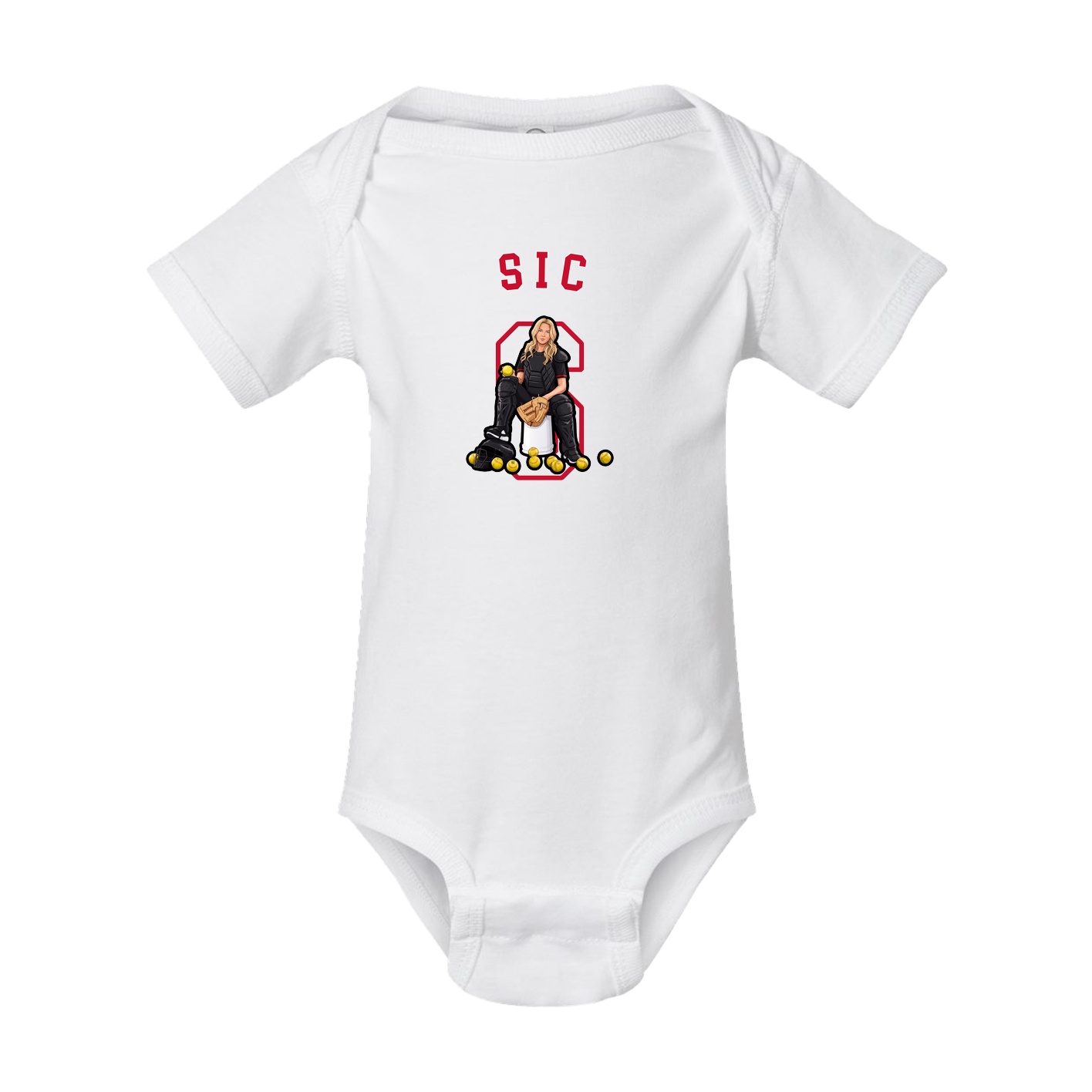 Baby Onesie — Shirsey Arch in White