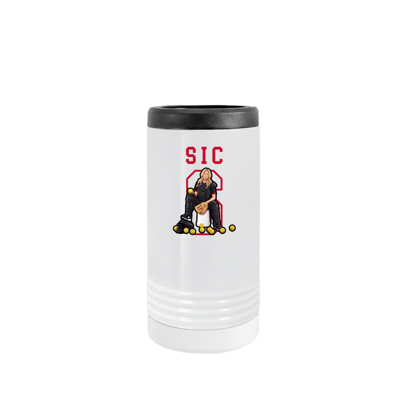 Slim Beverage Holder — Shirsey in White