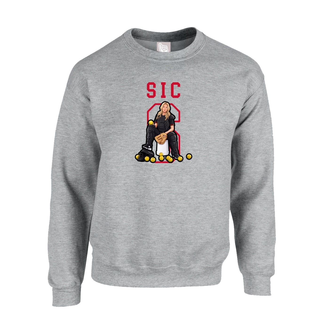 Fleece Crew — Shirsey in Grey