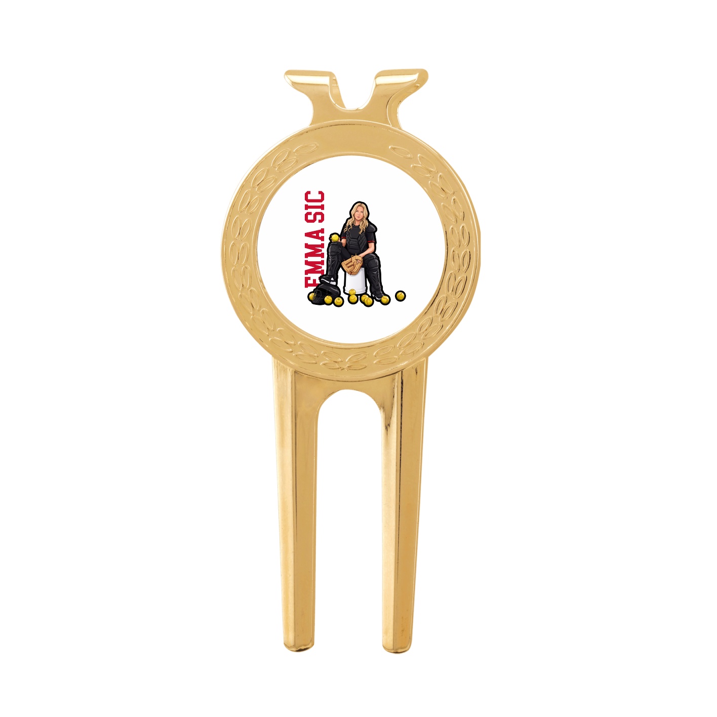 Divot Tool with Ball Marker — Name Vertical in Classic