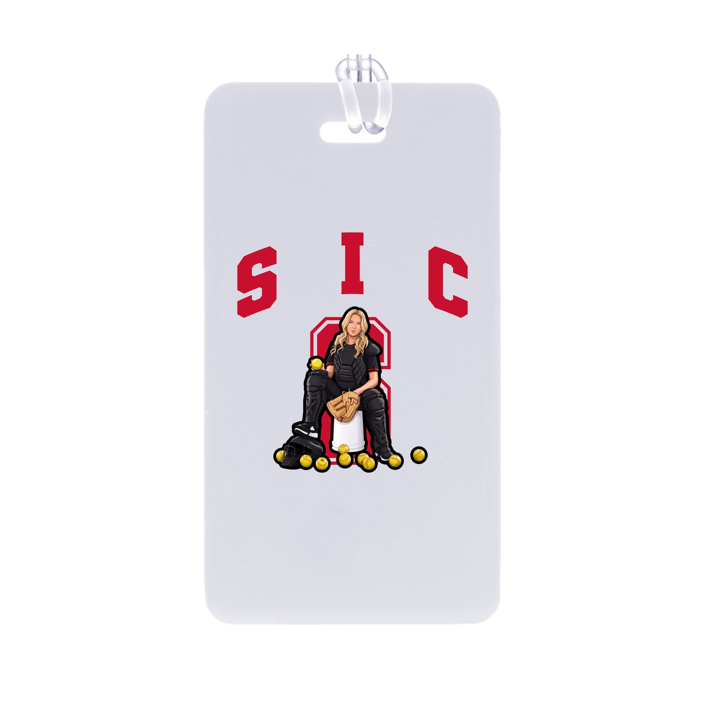 Bag Tag — Number in Classic