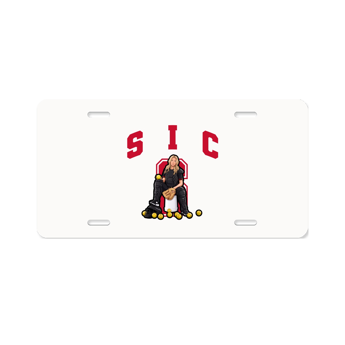 License Plate — Number in Classic
