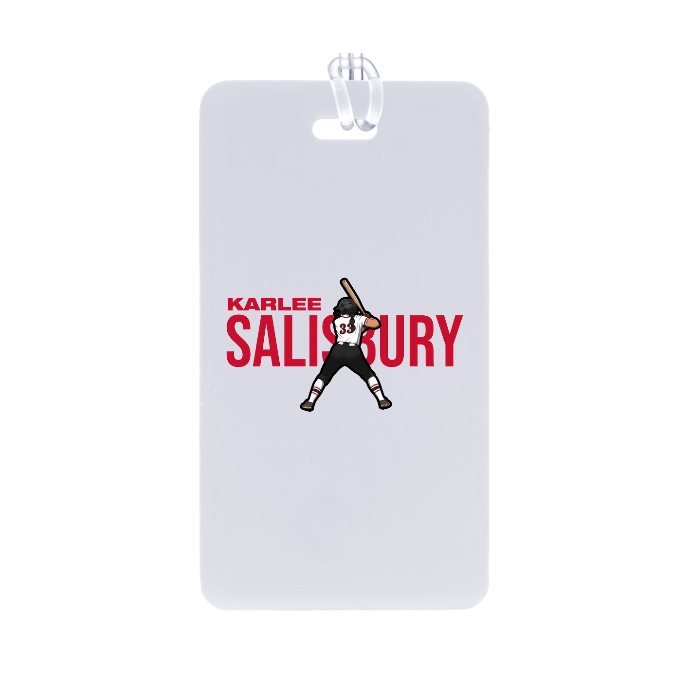 Bag Tag — Player Name in Classic