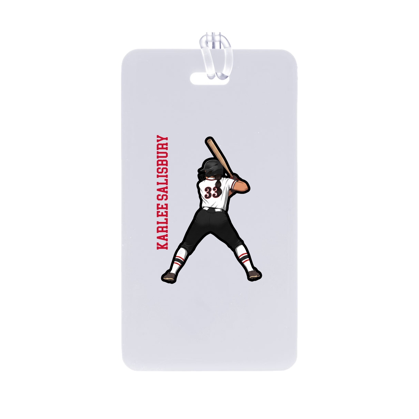 Bag Tag — Name Vertical in Classic