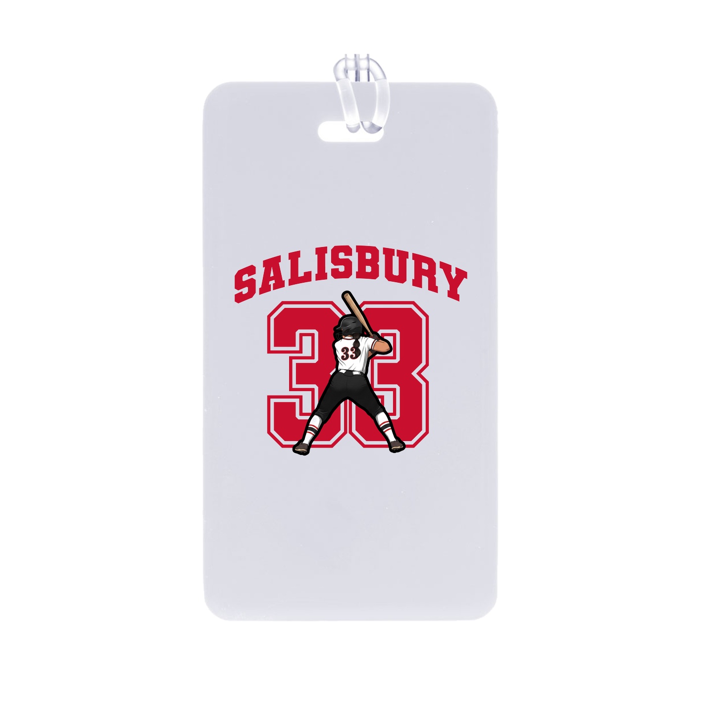 Bag Tag — Number in Classic