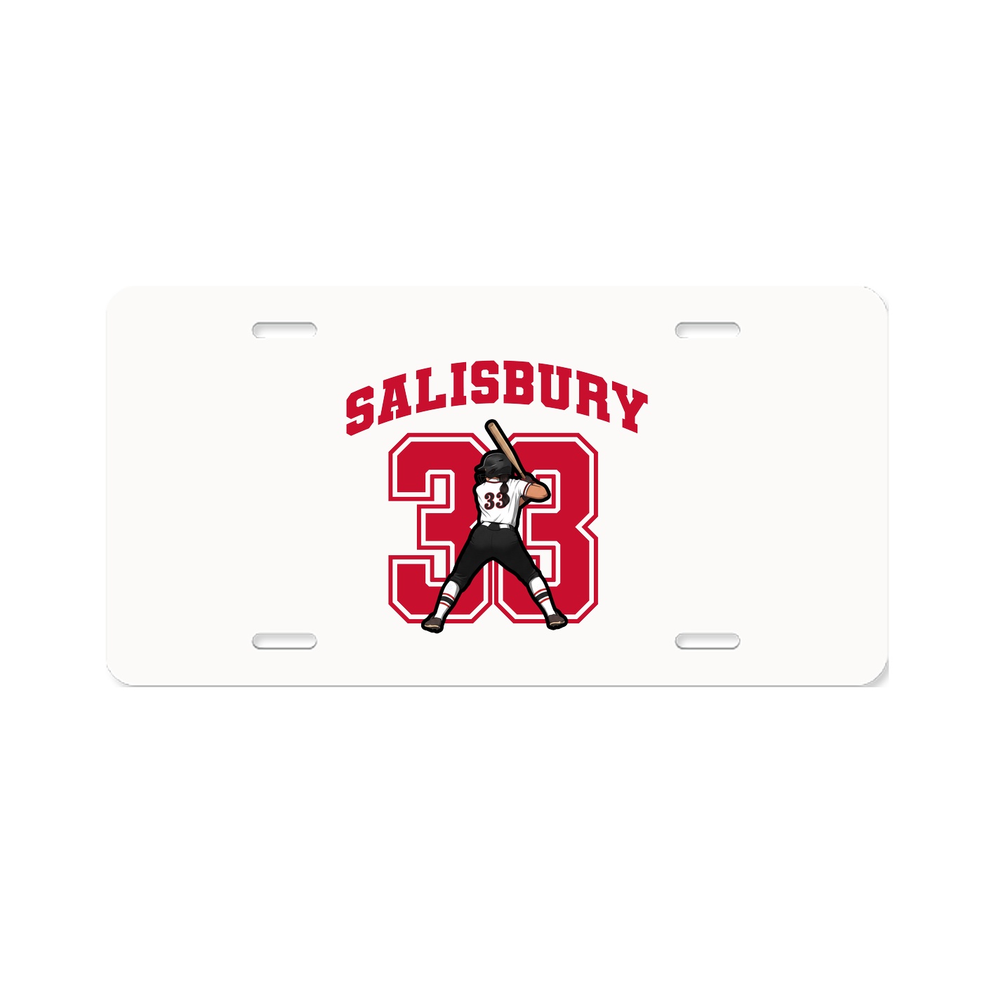 License Plate — Number in Classic