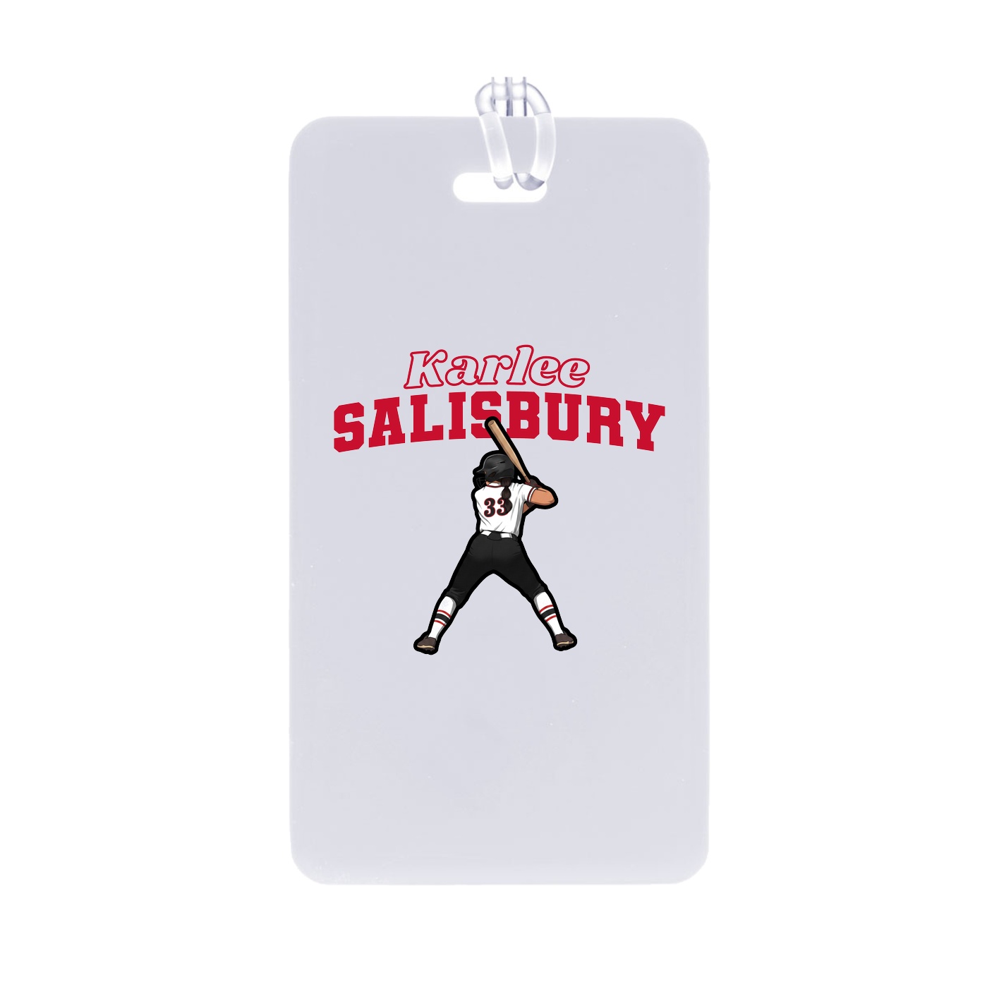Bag Tag — Name Arch in Classic