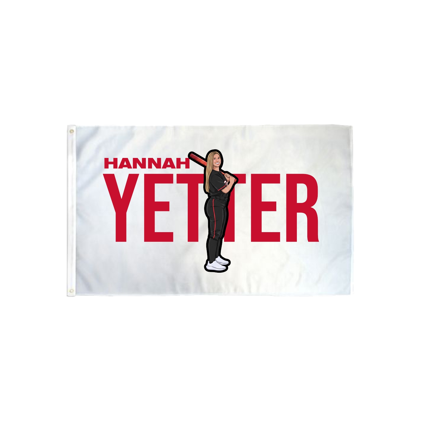 3x5 Flag — Player Name in Classic