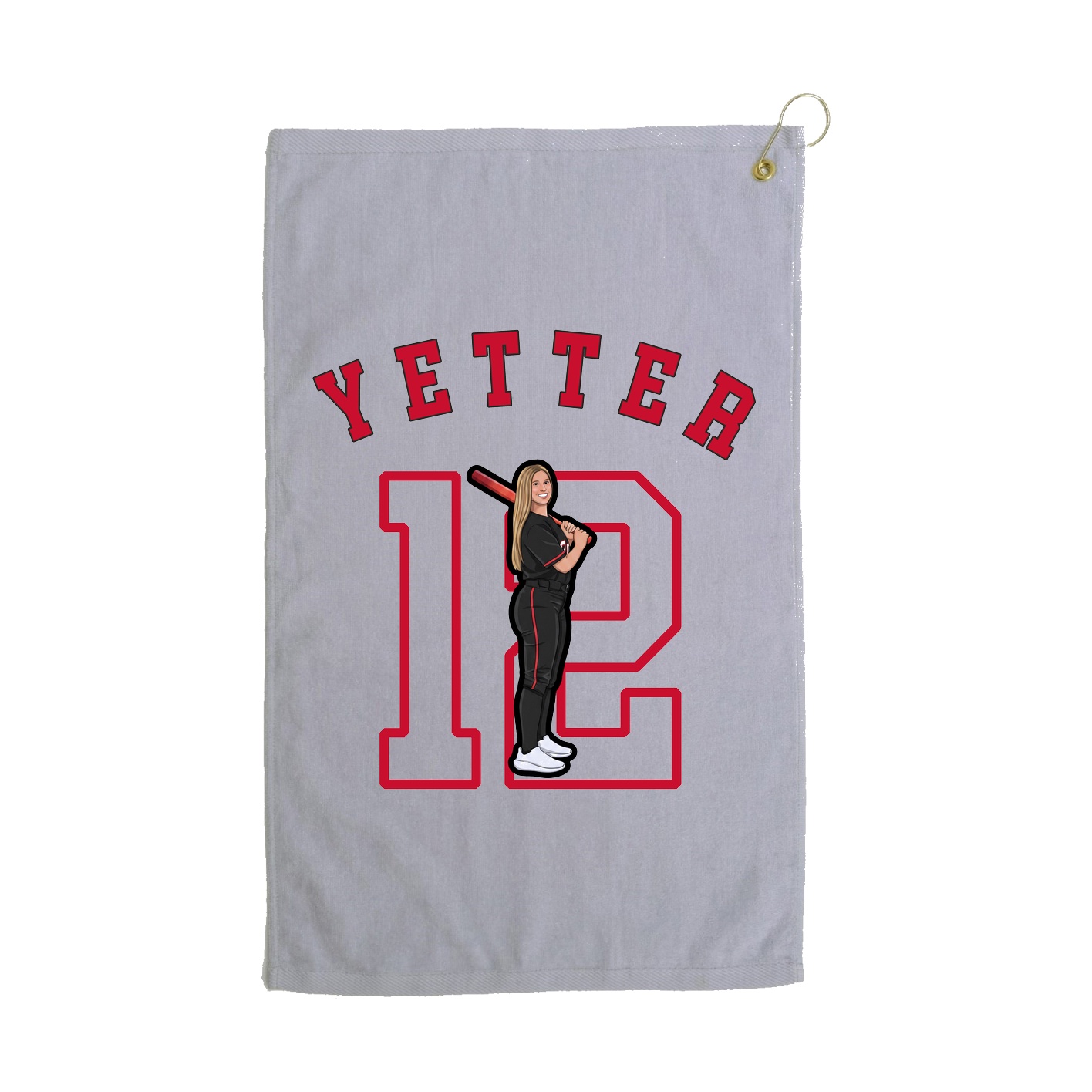 Golf Towel — Shirsey Arch in Grey