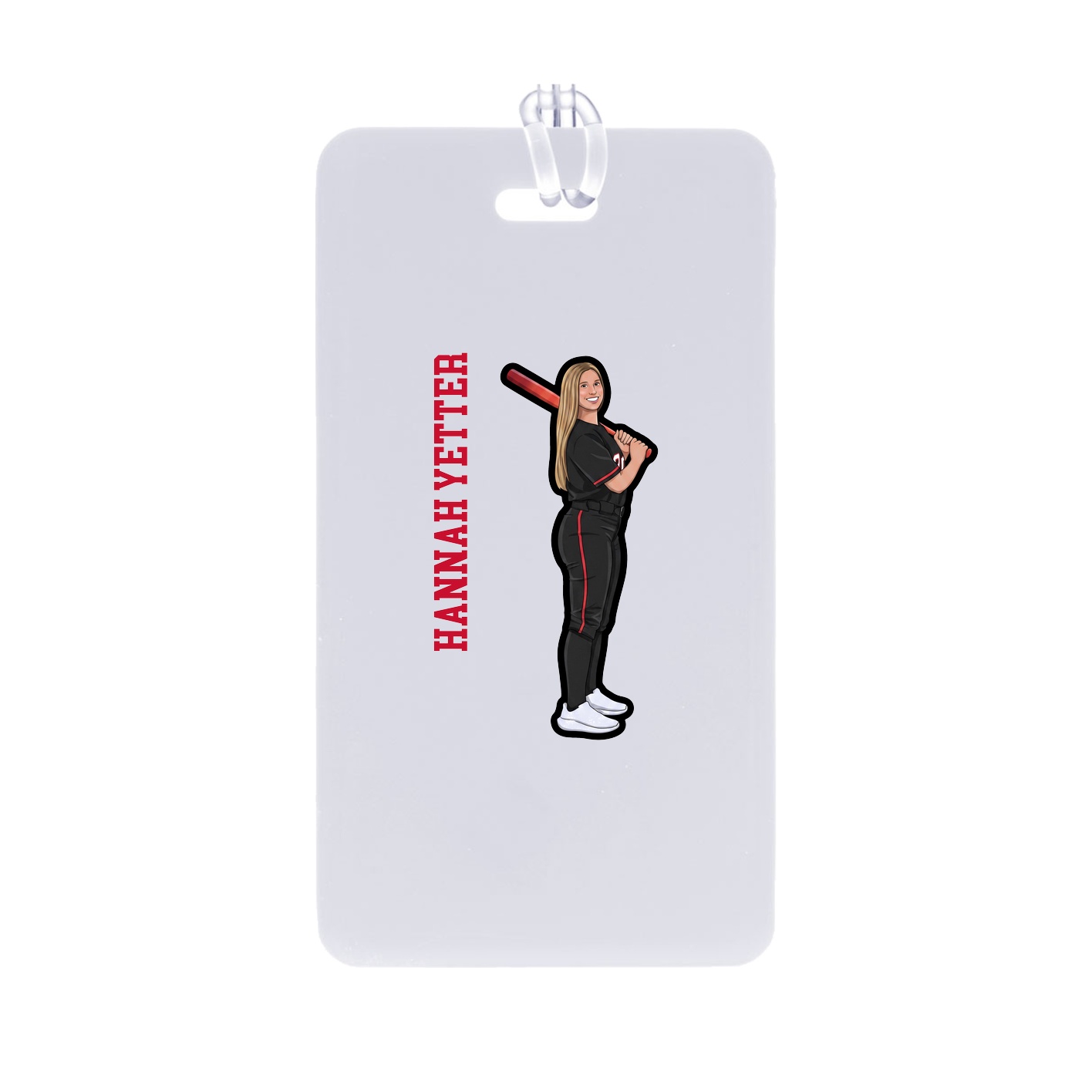 Bag Tag — Name Vertical in Classic