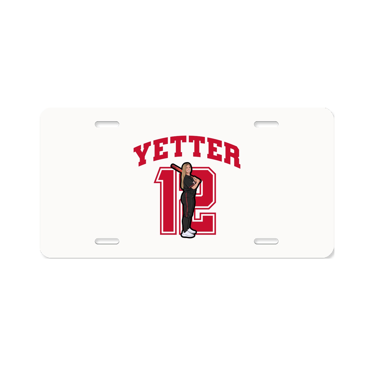 License Plate — Number in Classic