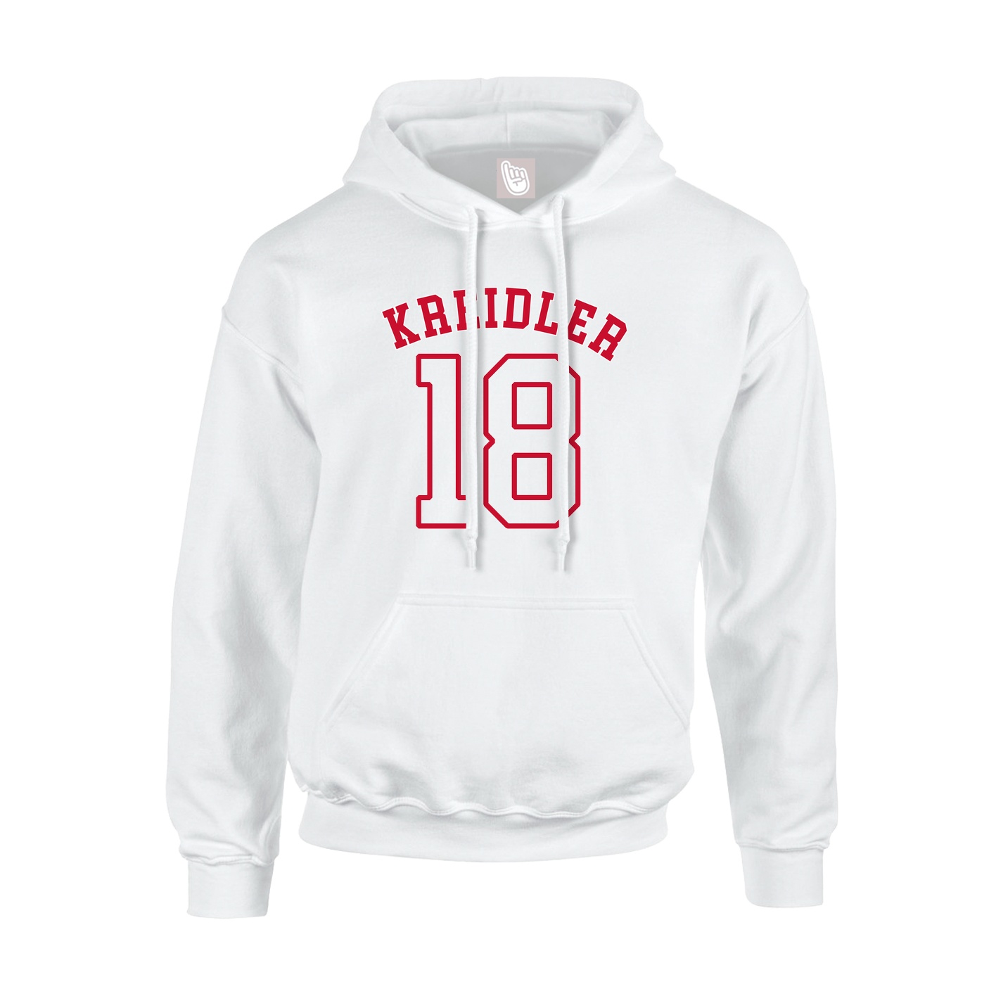 Youth Hoodie — Shirsey Arch in White