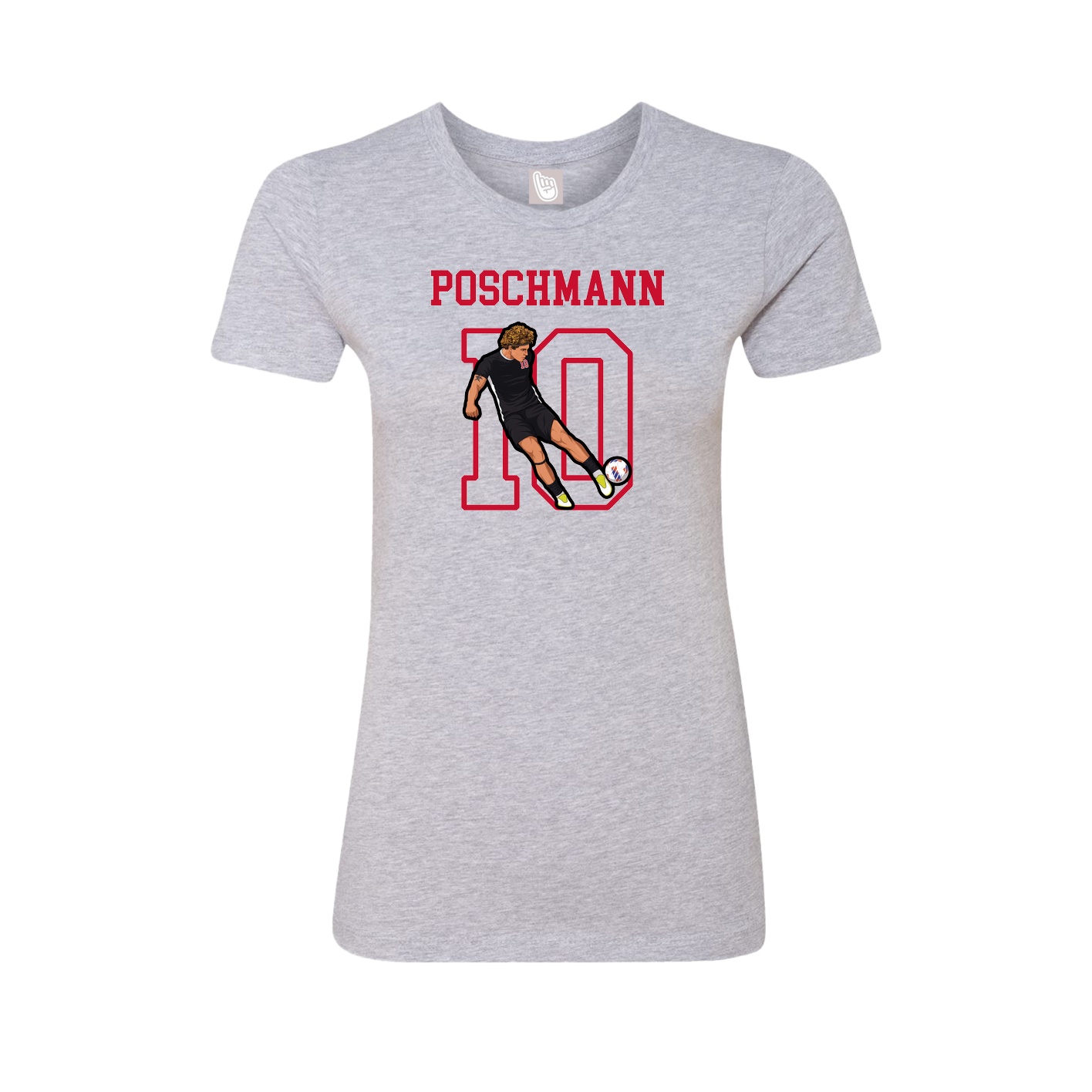 Fitted Women's Tee — Shirsey in Grey