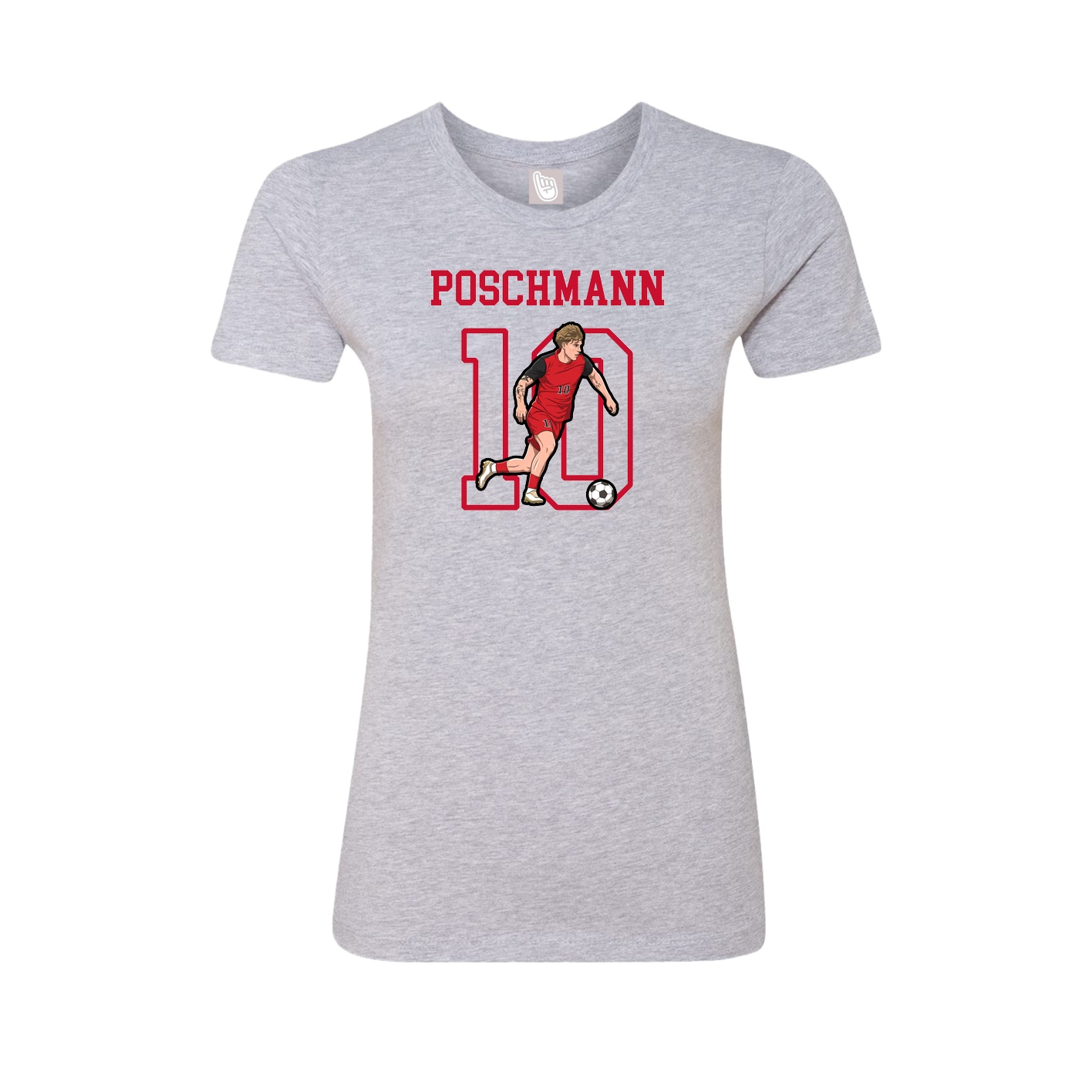 Fitted Women's Tee — Shirsey in Grey