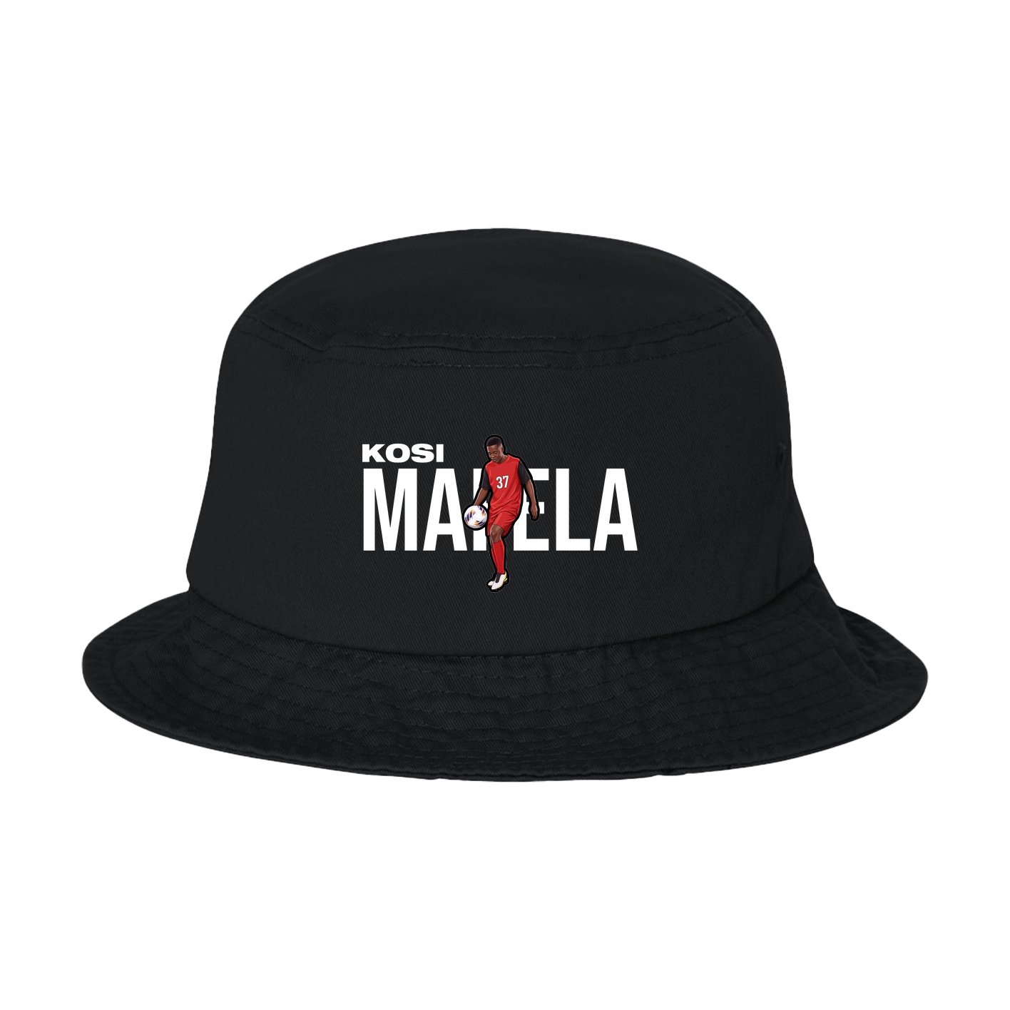 Bucket Cap — Player Name in Black