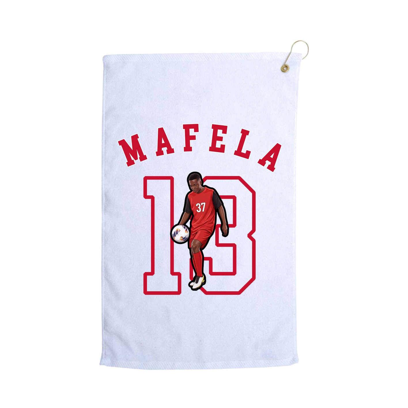 Golf Towel — Shirsey Arch in White