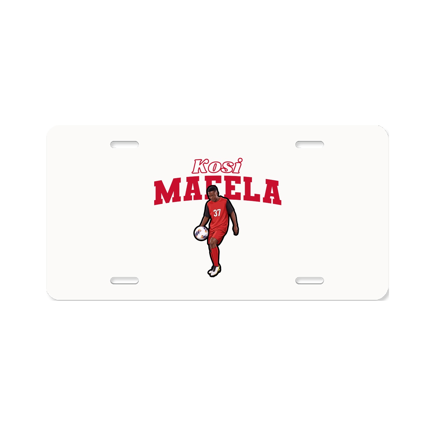 License Plate — Name Arch in Classic