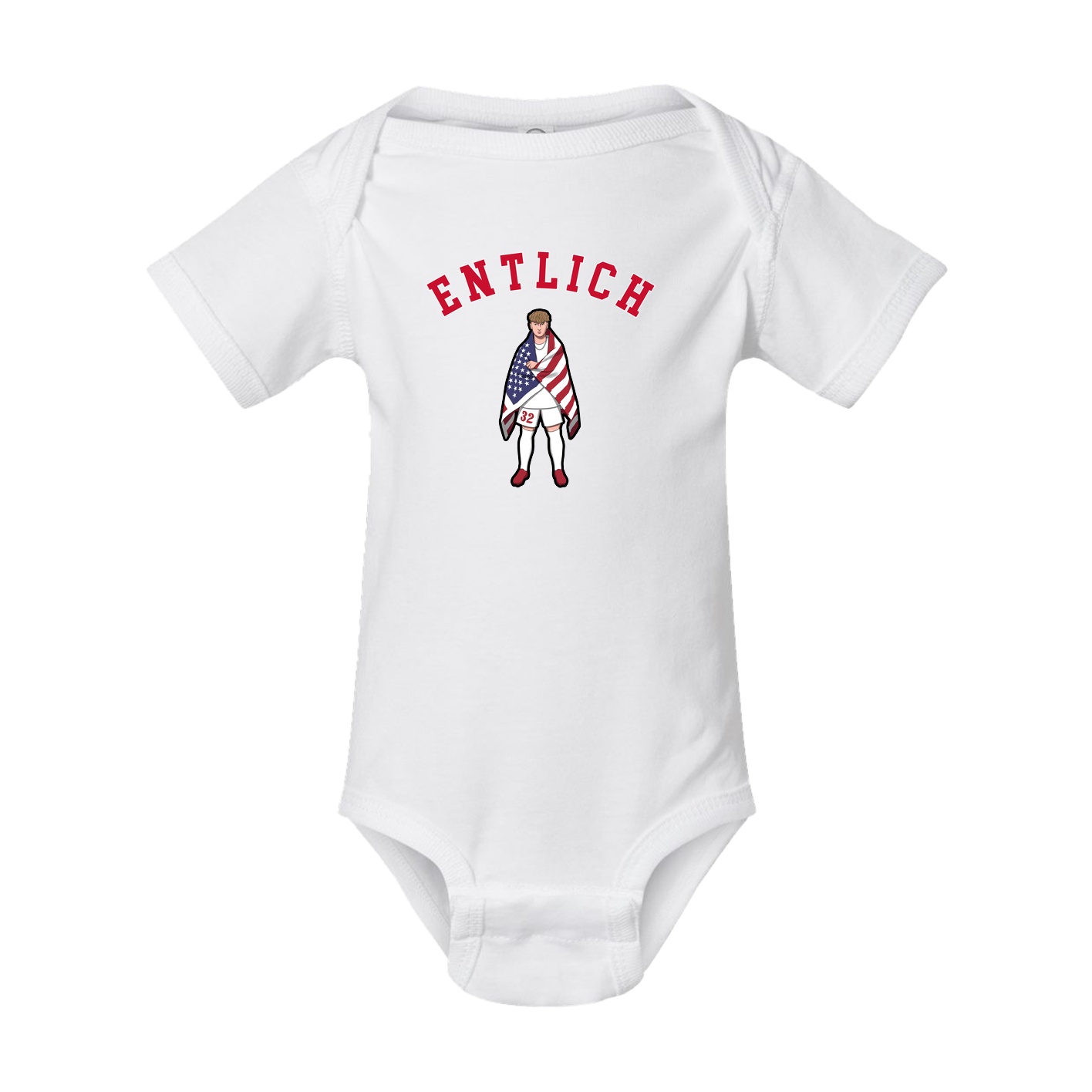 Baby Onesie — Shirsey Arch in White