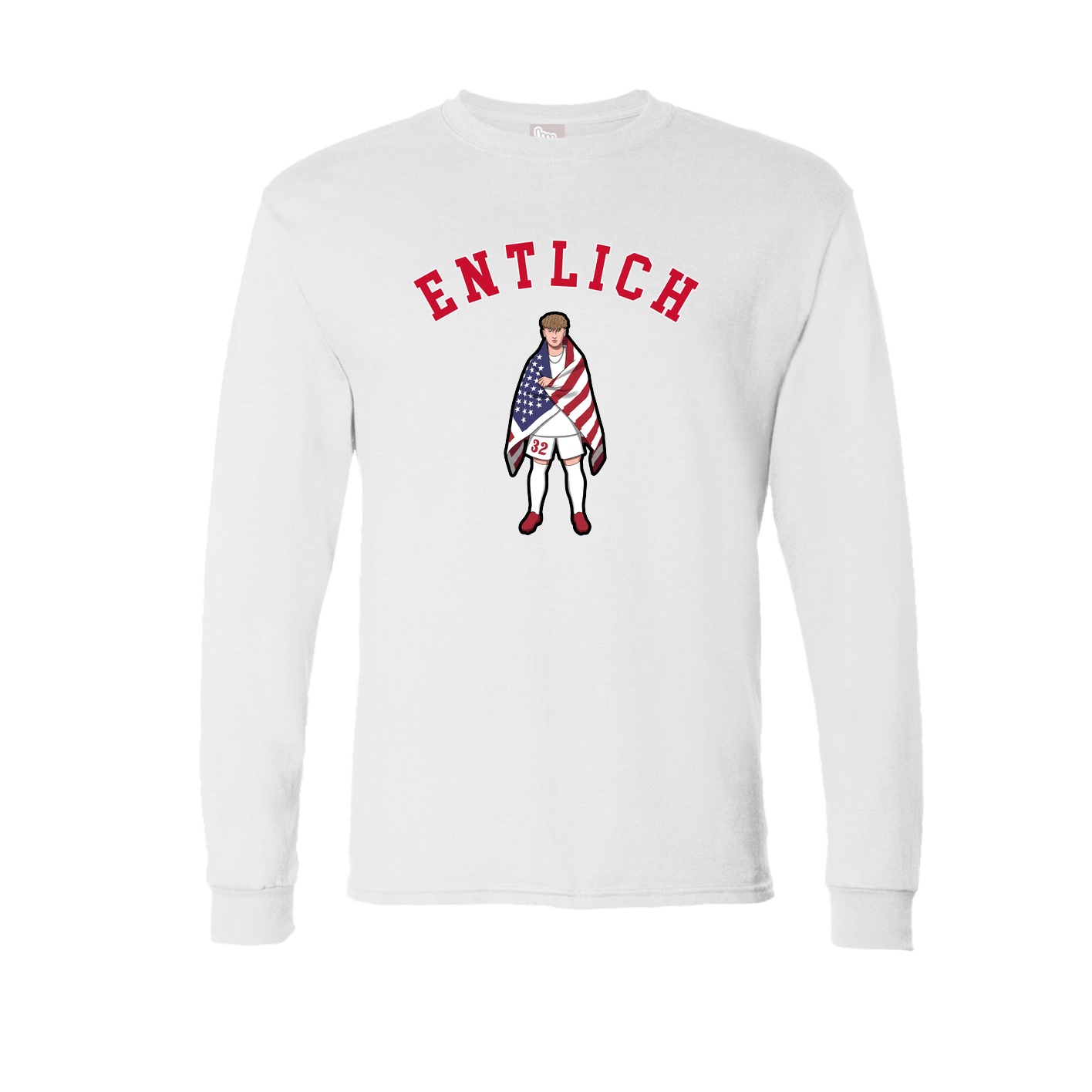 Long Sleeve Tee — Shirsey Arch in White