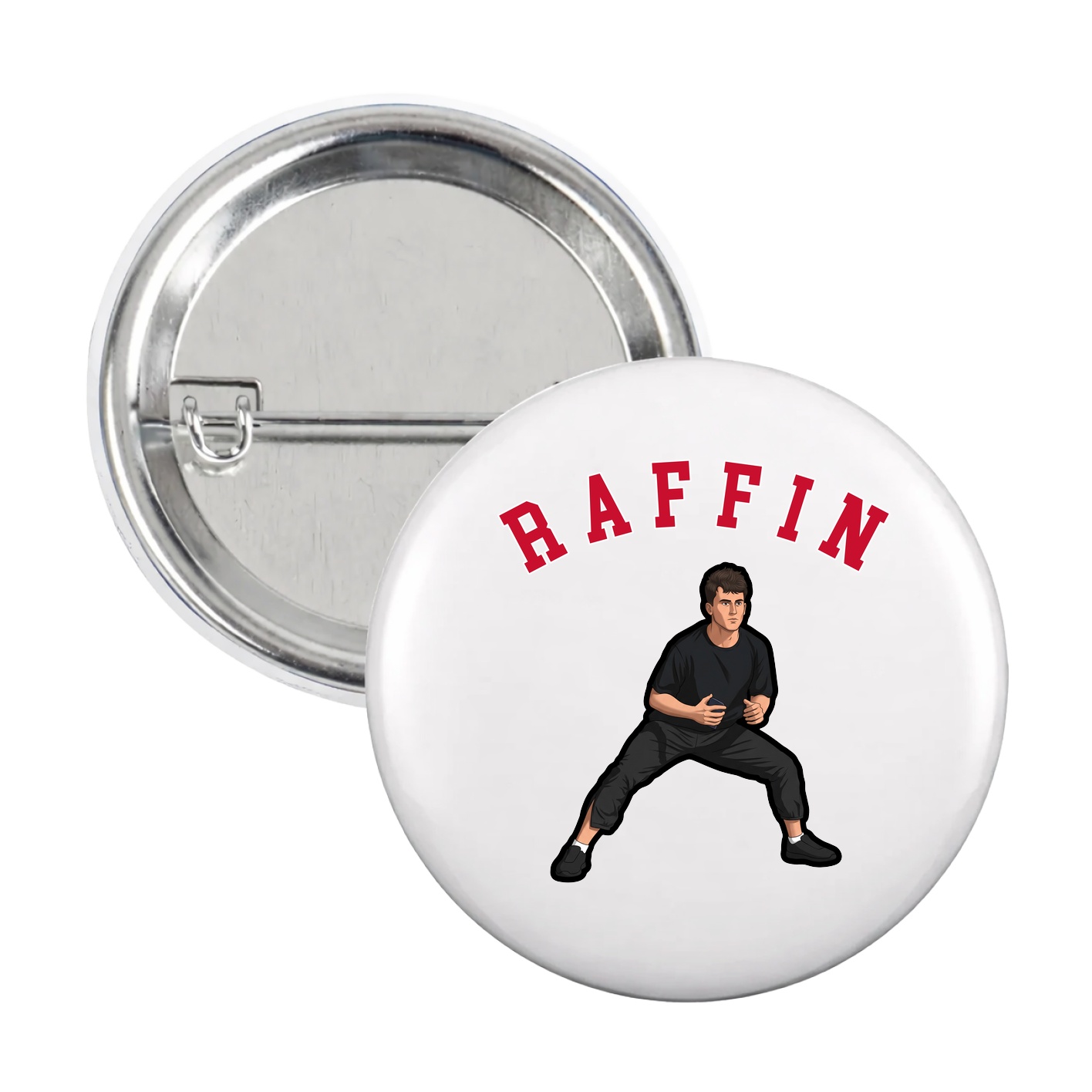 Game Day Button — Shirsey Arch in White
