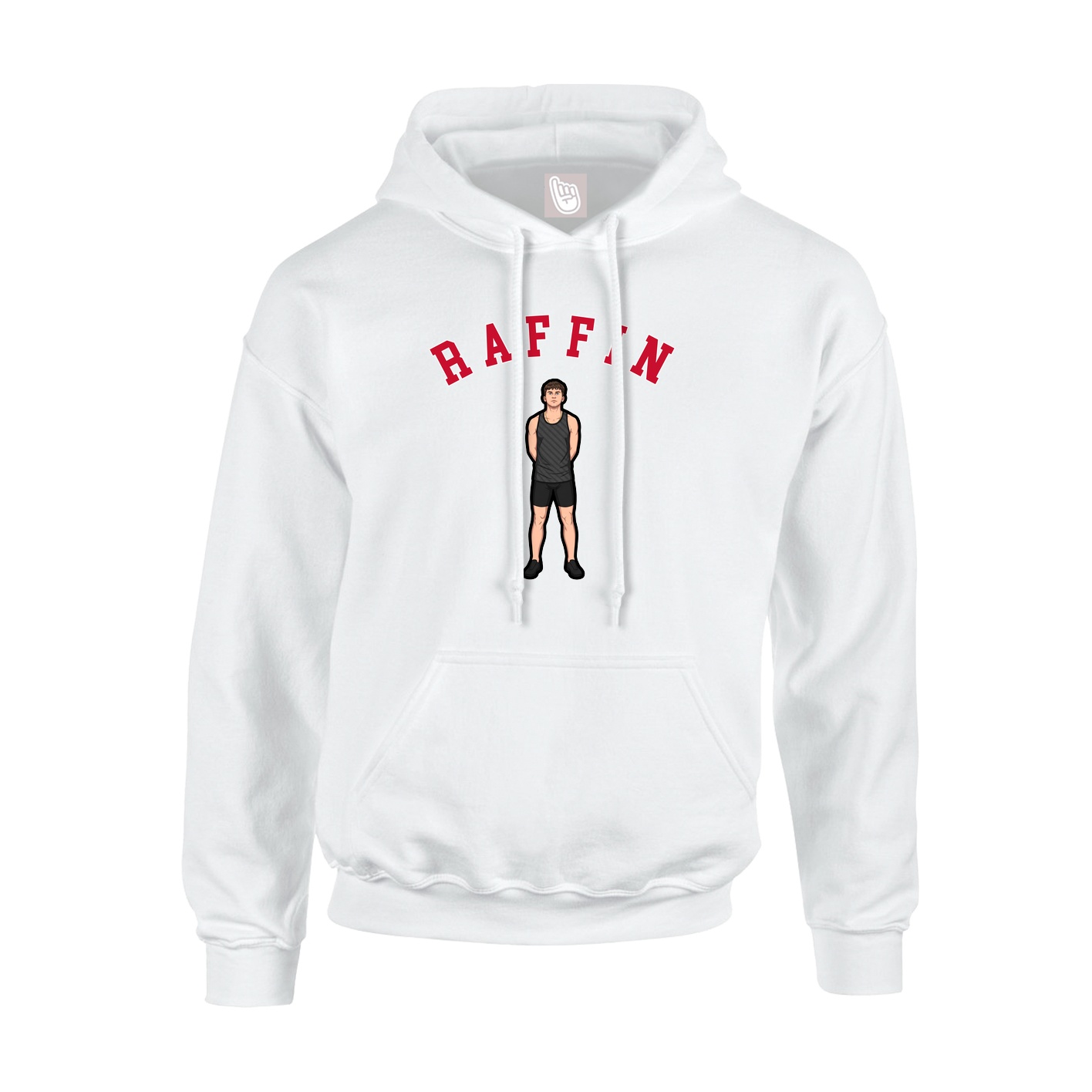 Youth Hoodie — Shirsey Arch in White