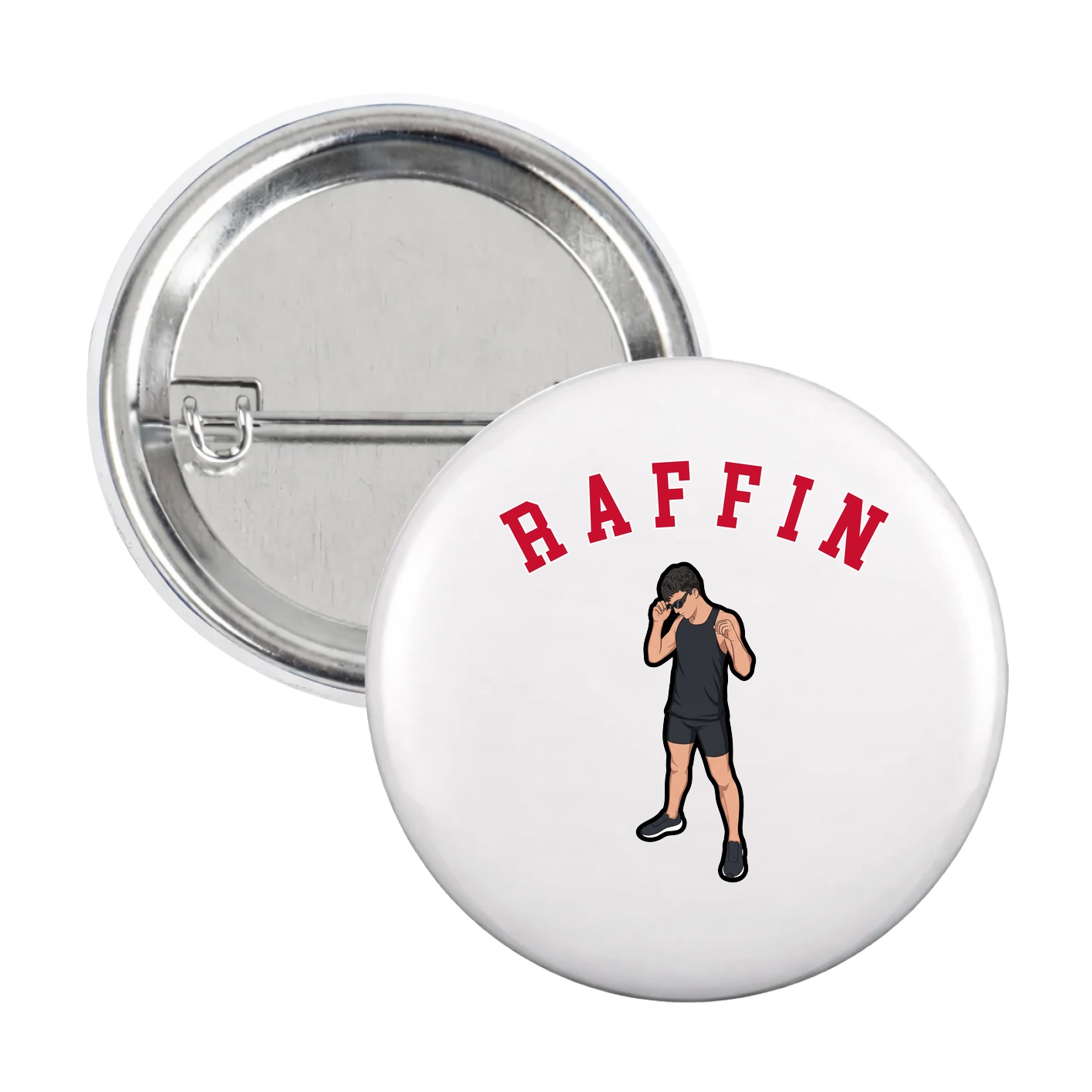 Game Day Button — Shirsey Arch in White