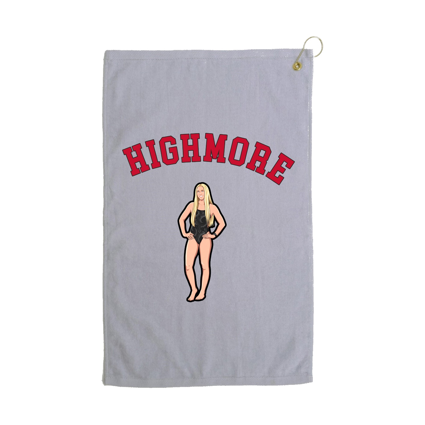 Golf Towel — Shirsey Arch in Grey