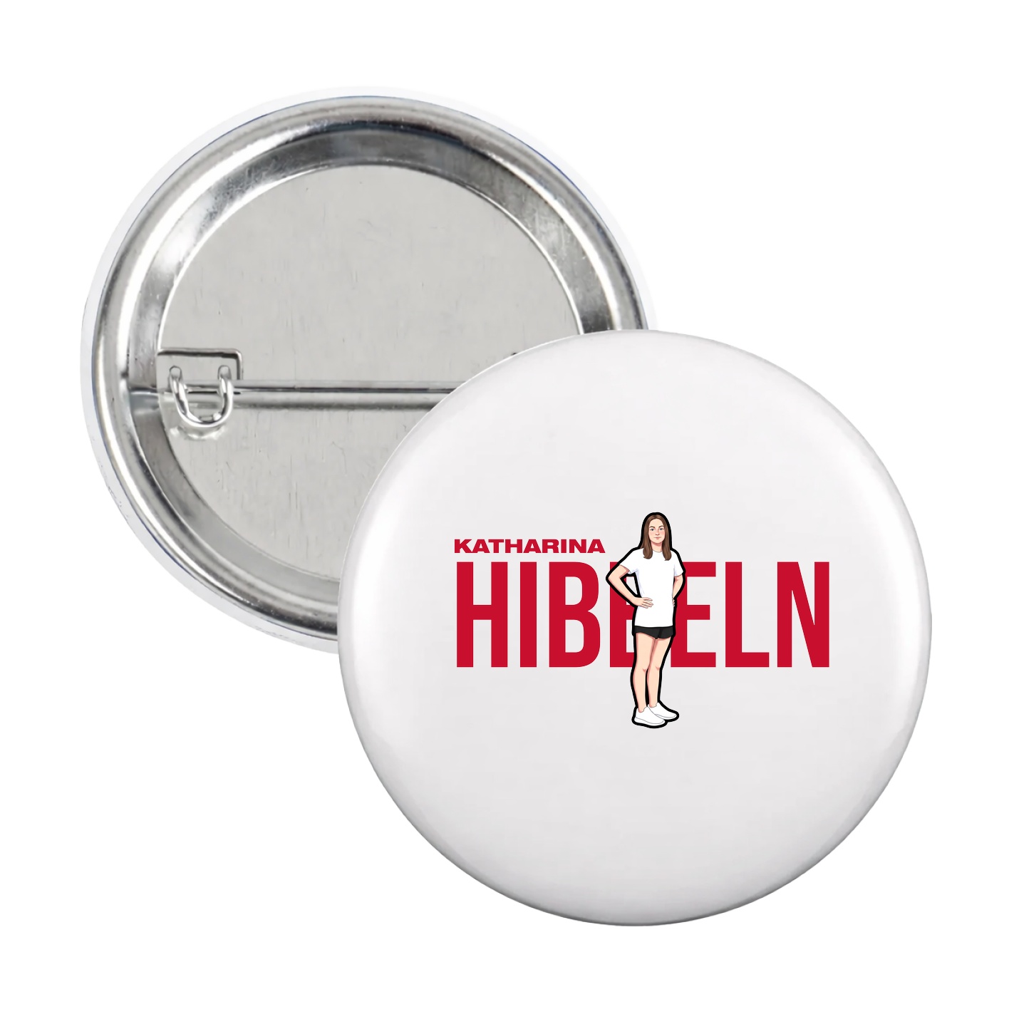 Game Day Button — Player Name in White