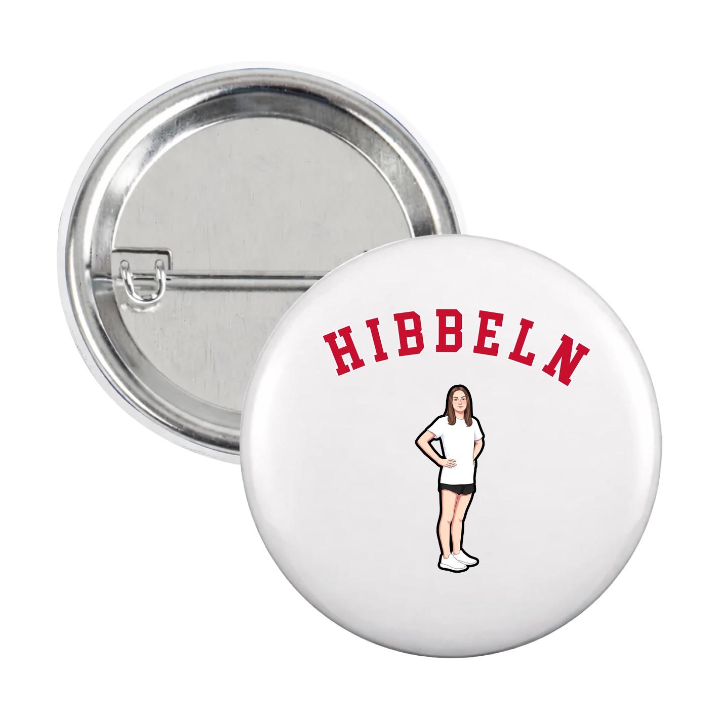 Game Day Button — Shirsey Arch in White