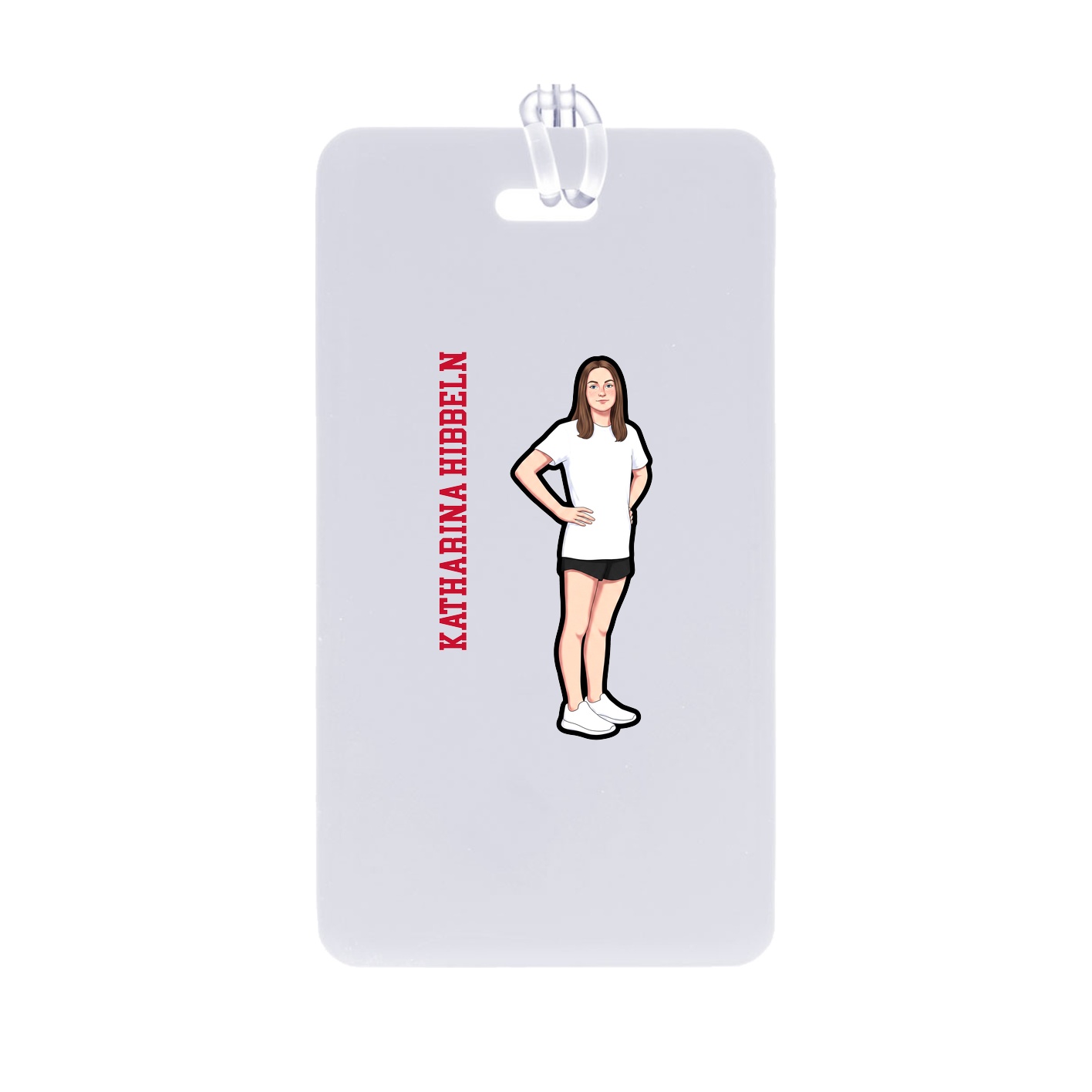Bag Tag — Name Vertical in Classic