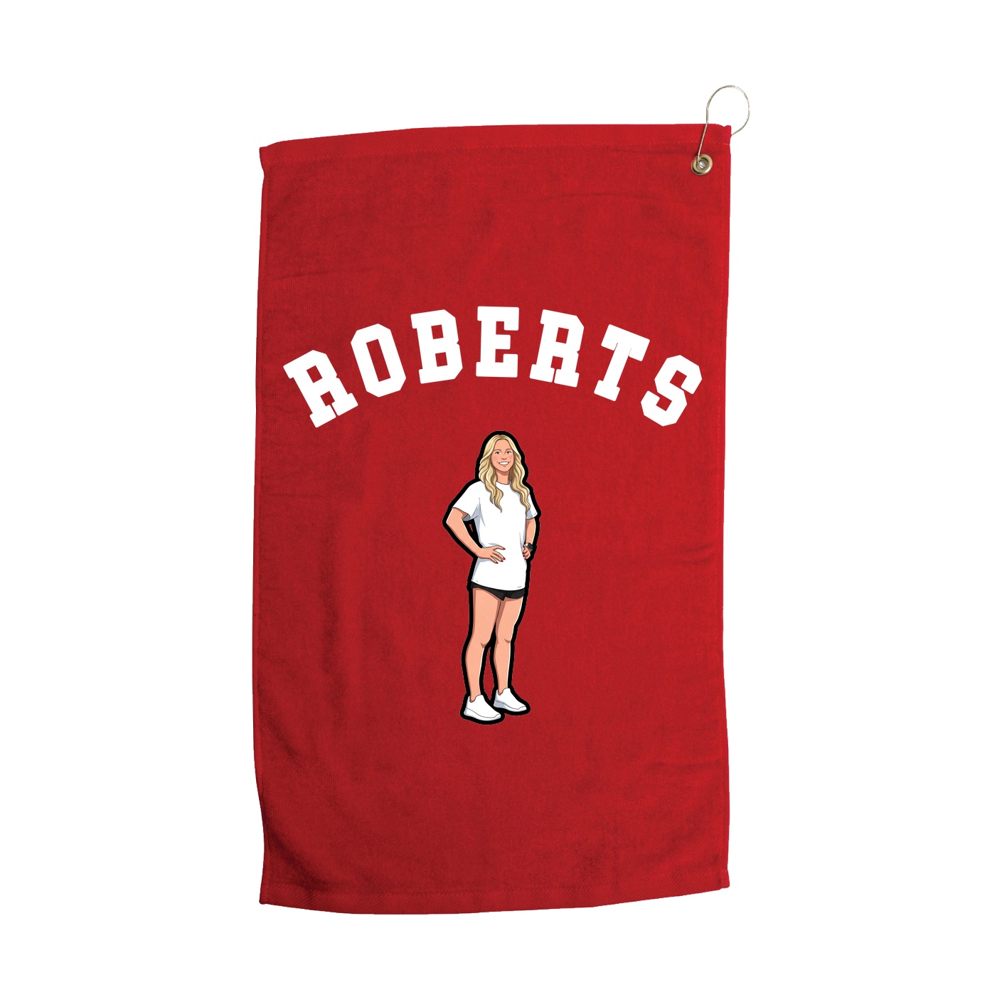 Golf Towel — Shirsey Arch in Red