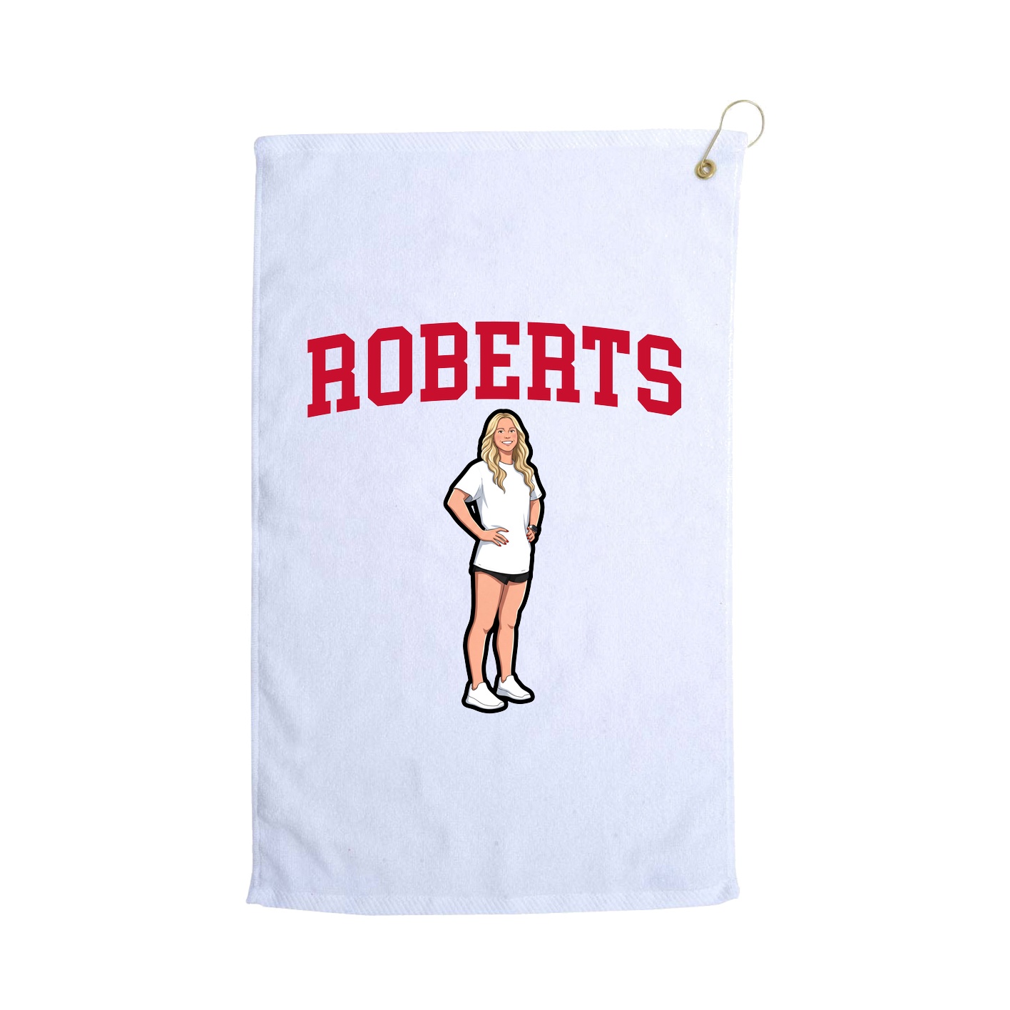 Golf Towel — Shirsey in White