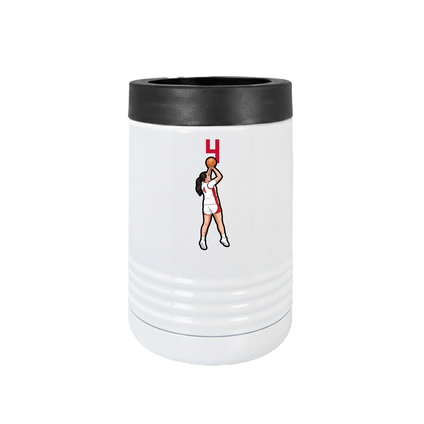 Beverage Holder — Number Top in White
