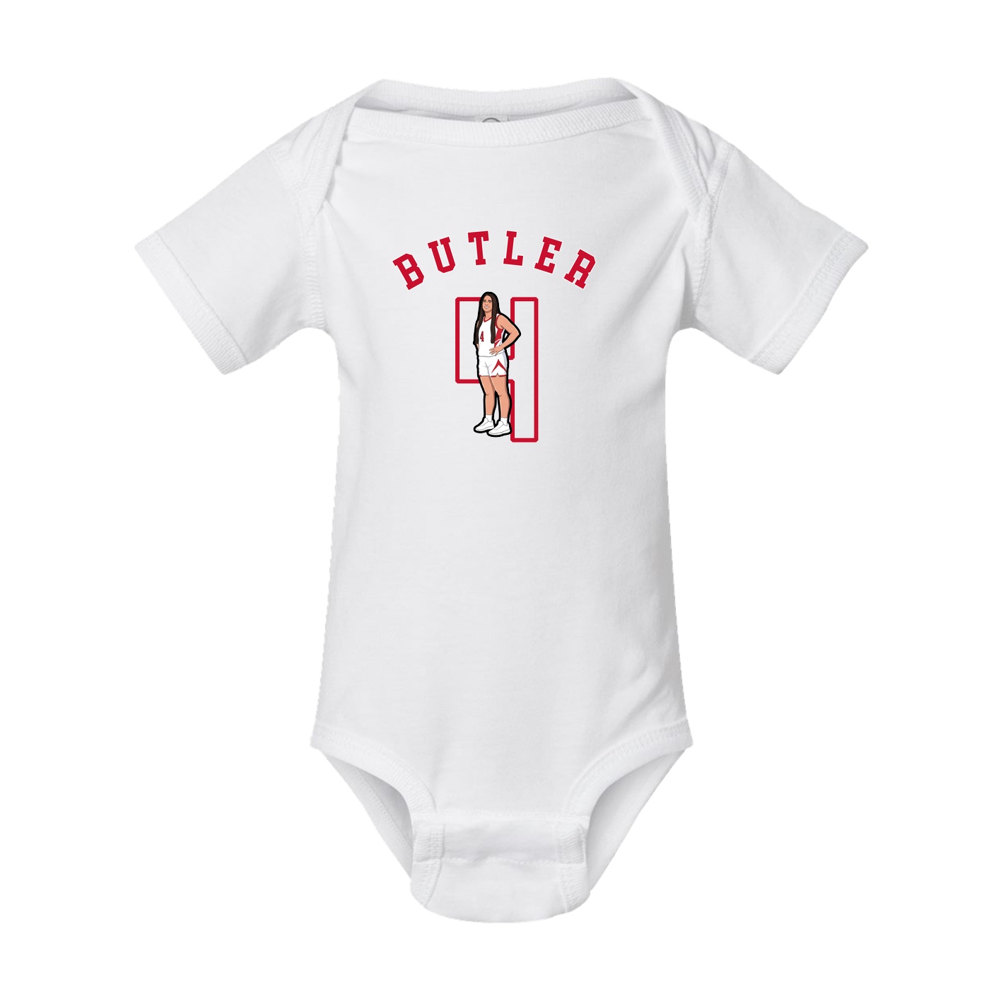 Baby Onesie — Shirsey Arch in White